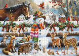 Christmas Animal Party Jigsaw Puzzle 1000 Pieces