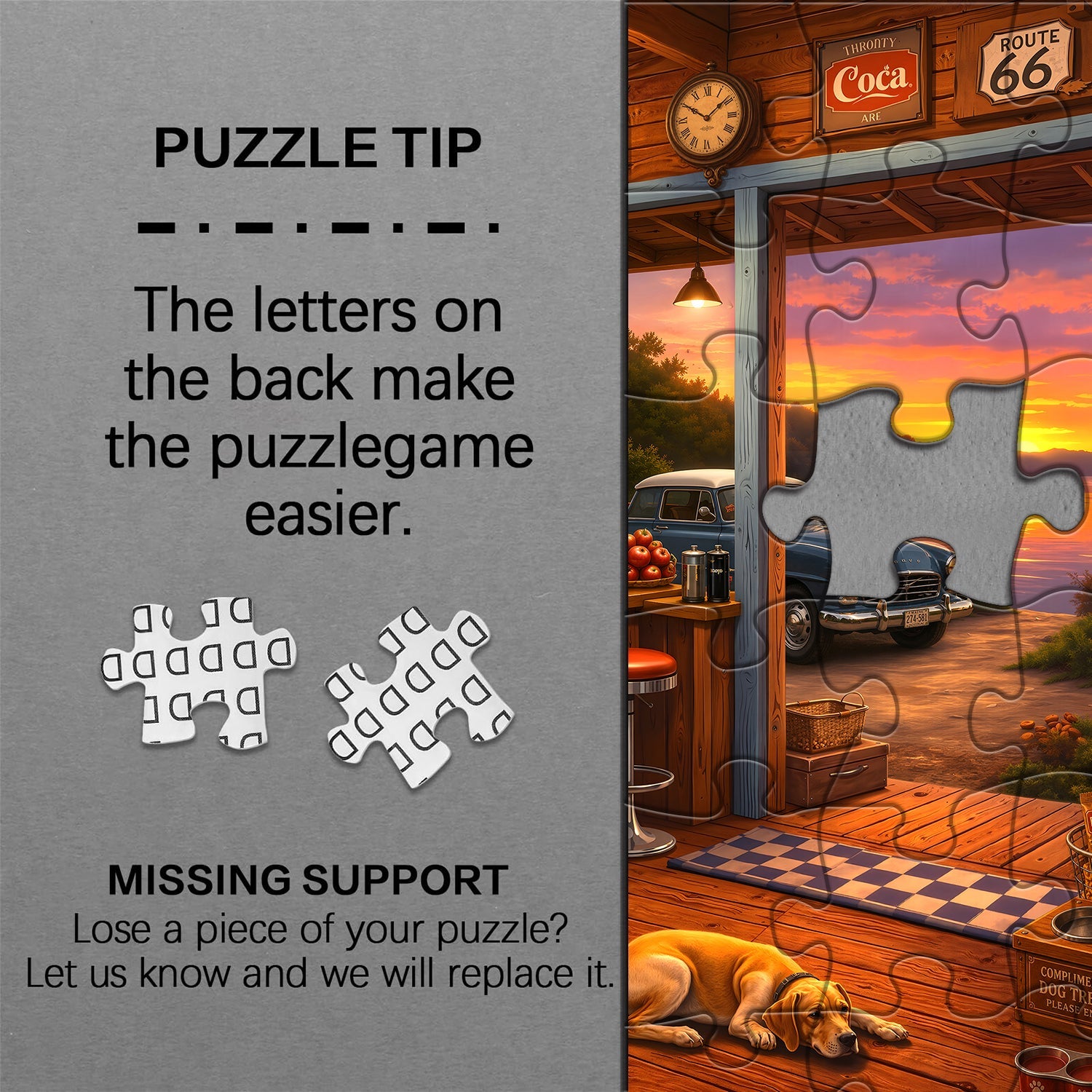 Vintage Lakeside Shop Jigsaw Puzzle 1000 Piece