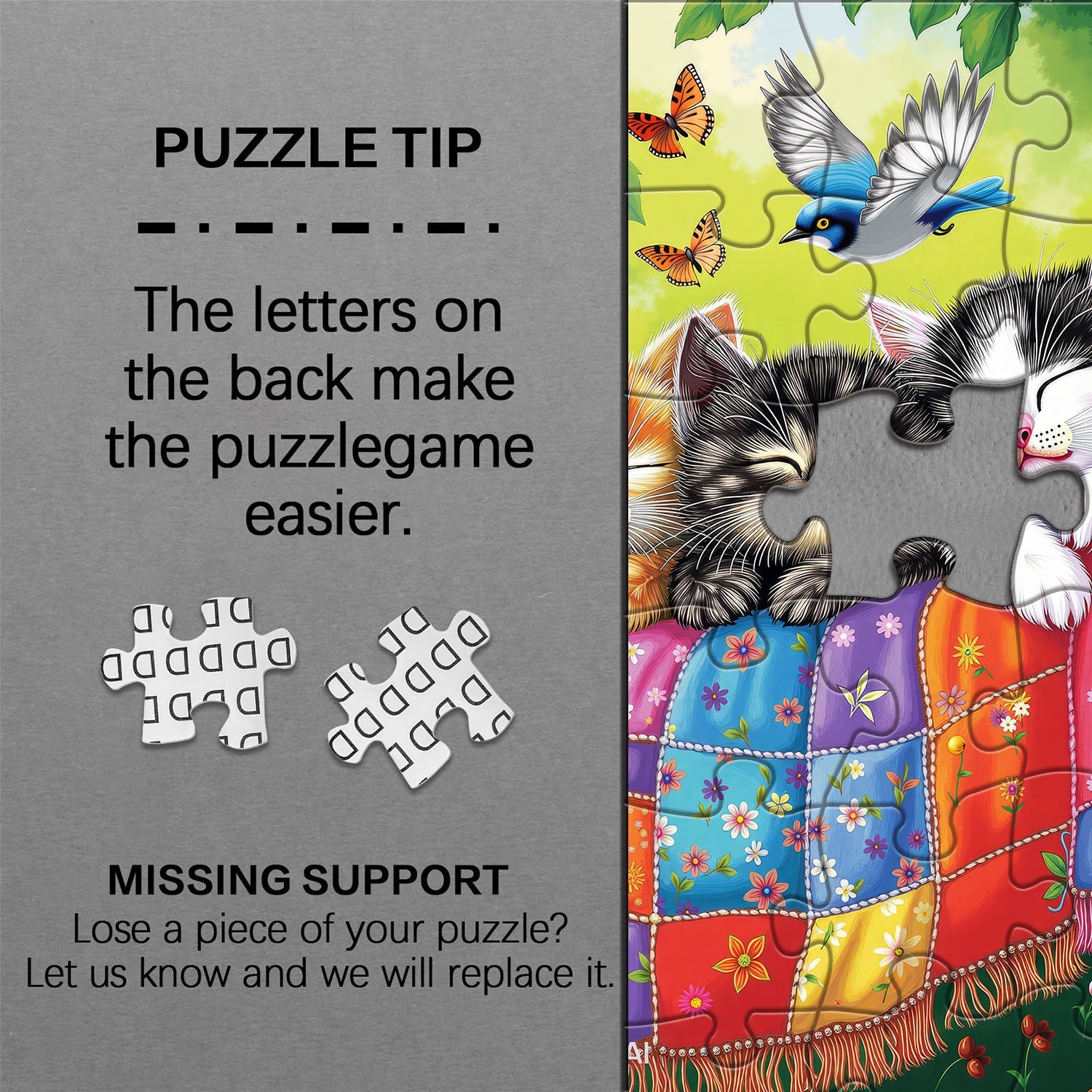 Cats Sleep in Spring Jigsaw Puzzle 1000 Pieces