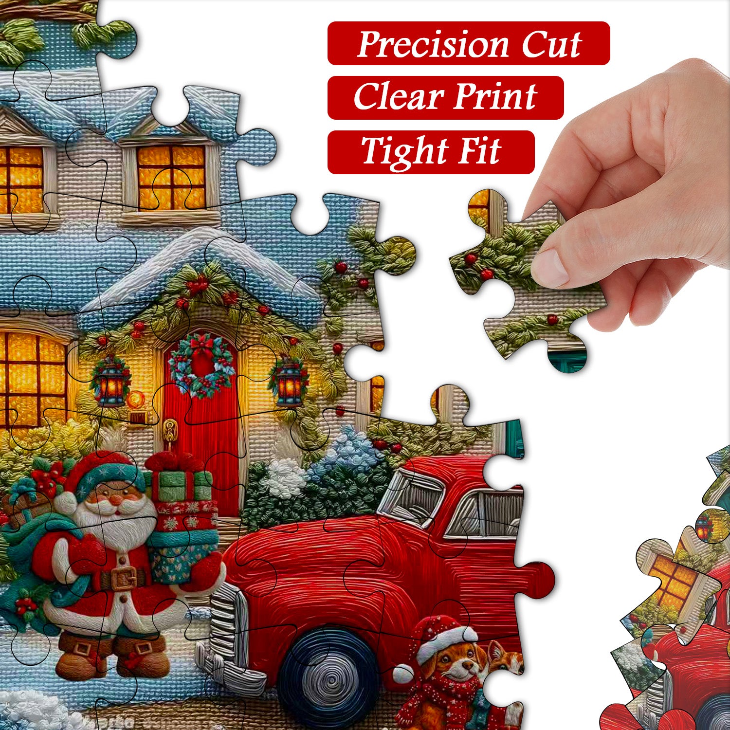 Snowy Cozy Home Jigsaw Puzzles 1000 Pieces