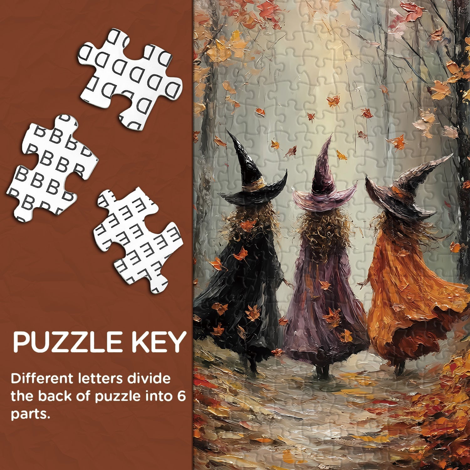 Witch in Mist Jigsaw Puzzle 1000 Pieces