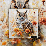 Owl in Bloom Jigsaw Puzzle 1000 Pieces