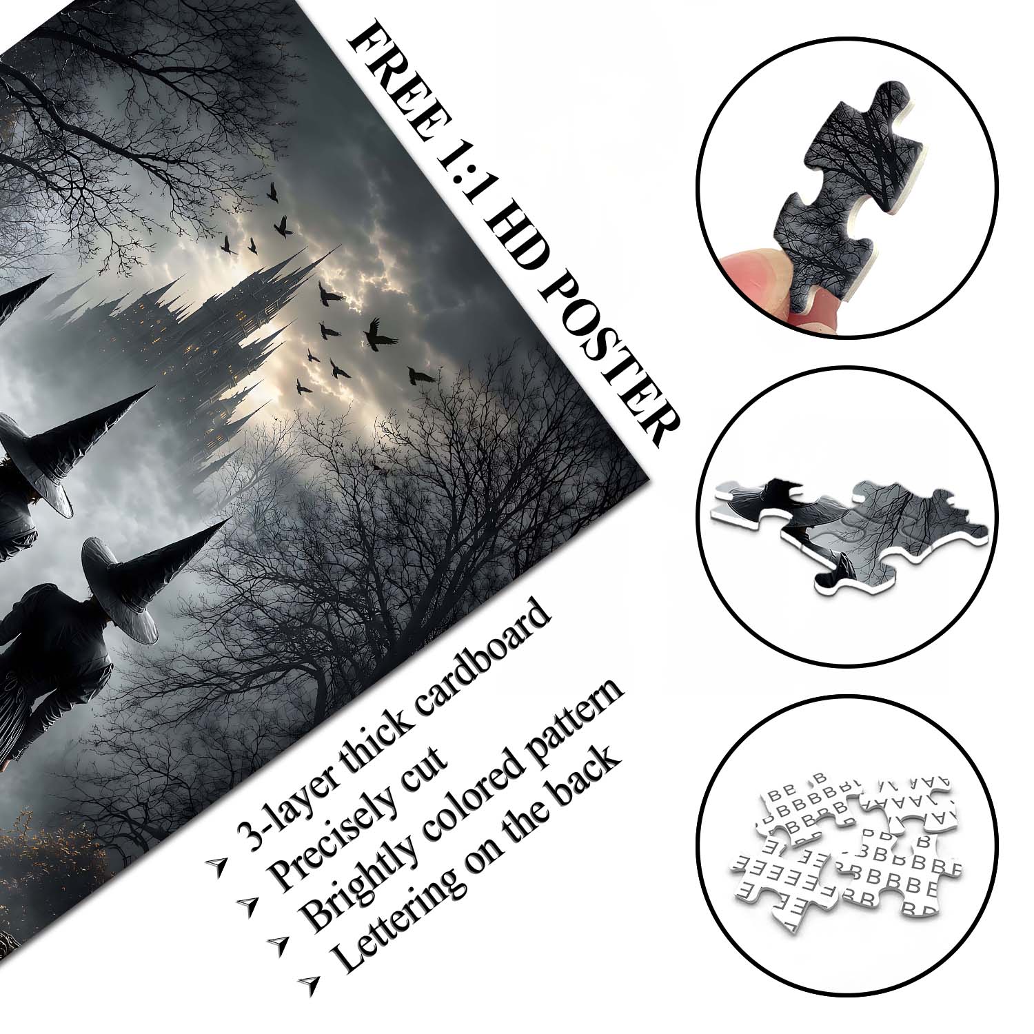 Mist Witches Jigsaw Puzzle 1000 Piece