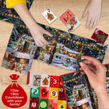 Christmas Camping Advent Calendar Jigsaw Puzzle 1000 Pieces