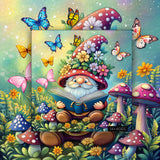 Gnome's Mushroom Wonderland Jigsaw Puzzle 1000 Pieces