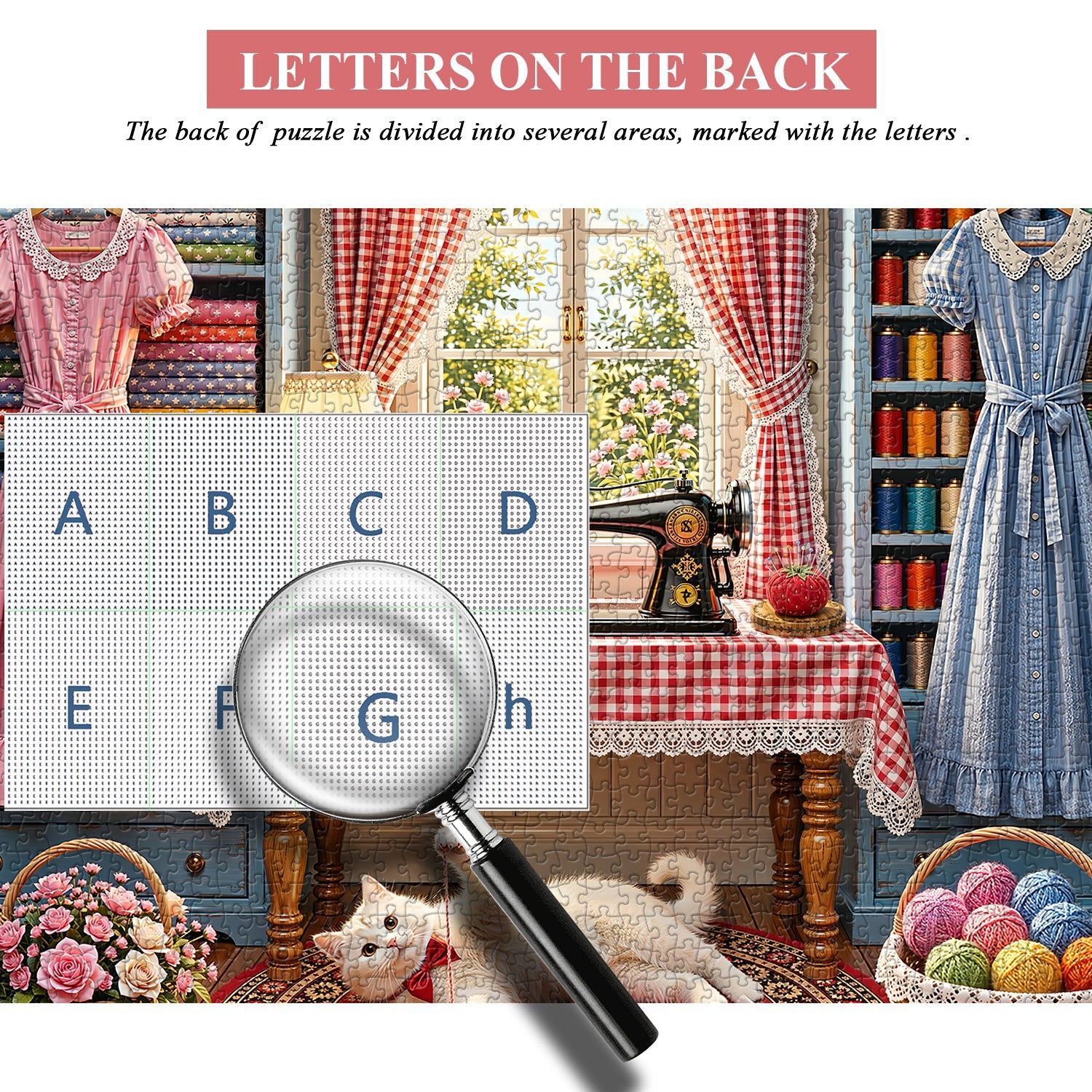 Sewing Cottage Jigsaw Puzzle 1000 Piece