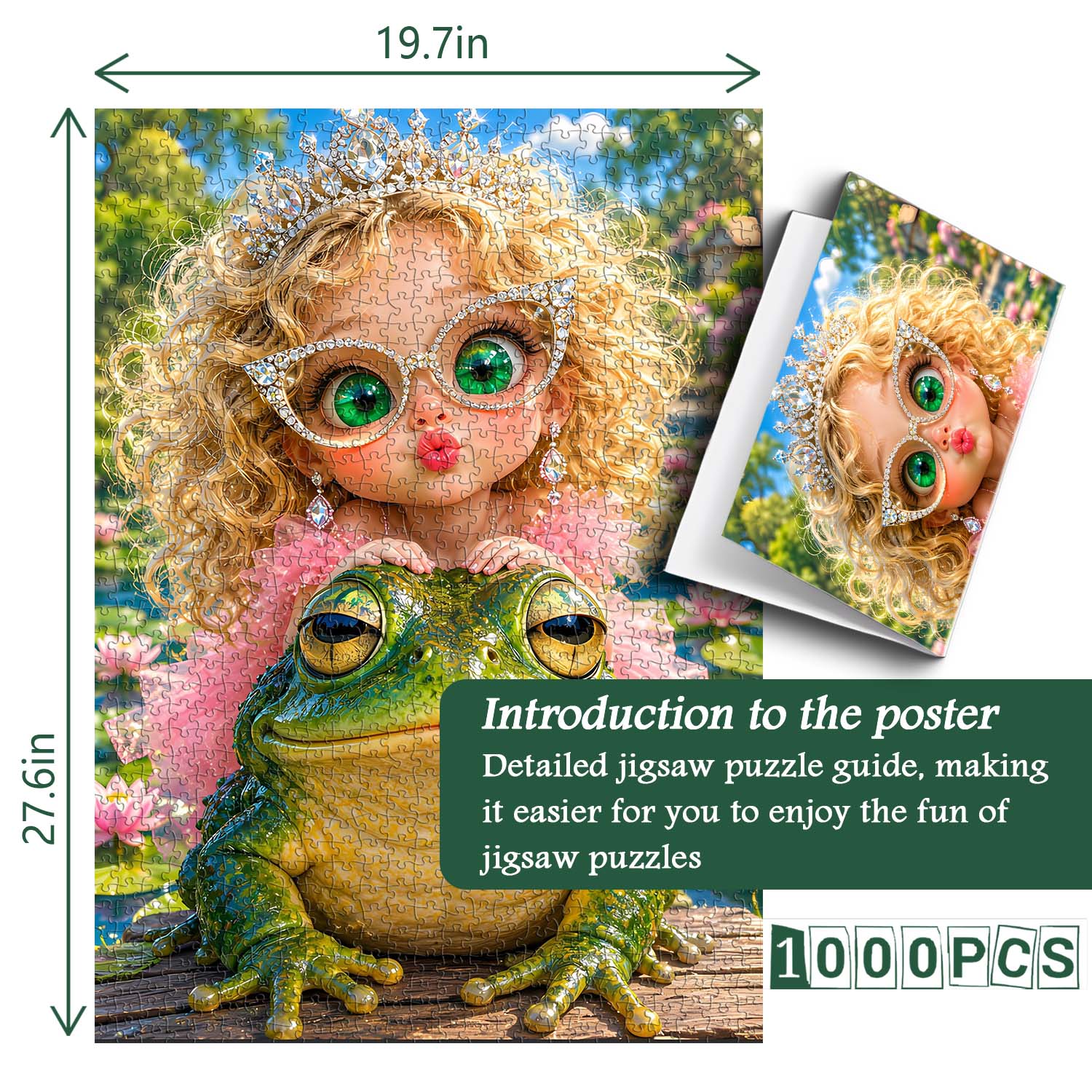 Pouty Princess Jigsaw Puzzle 1000 Piece