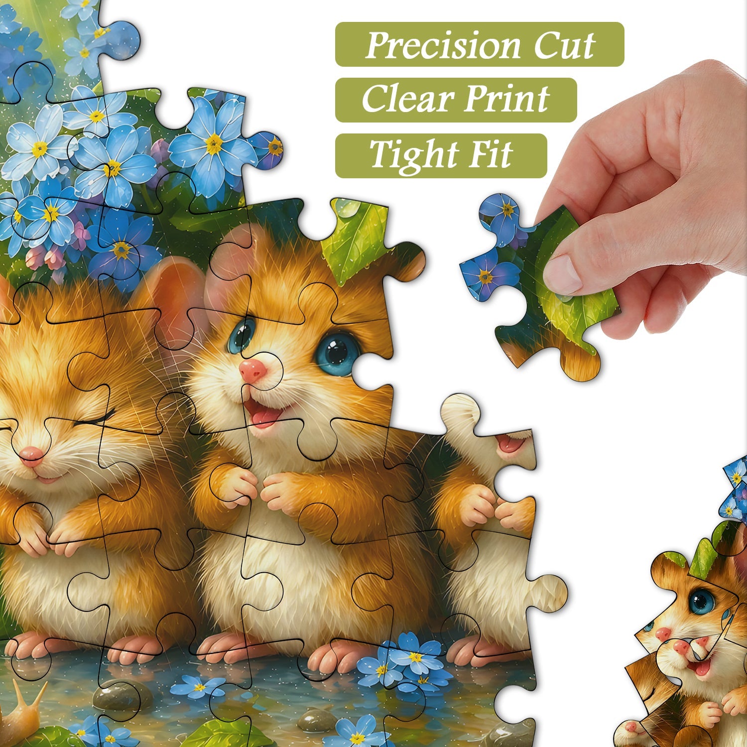 Rainy Mice Jigsaw Puzzle 1000 Piece
