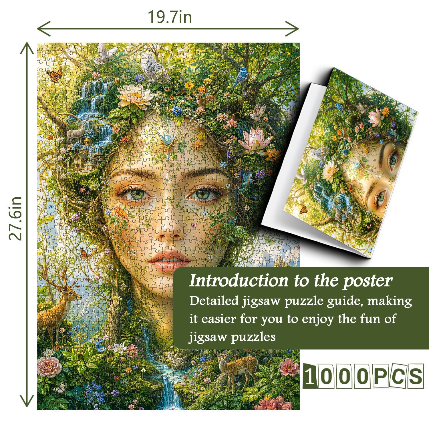 Verdant Muse Jigsaw Puzzle 1000 Piece