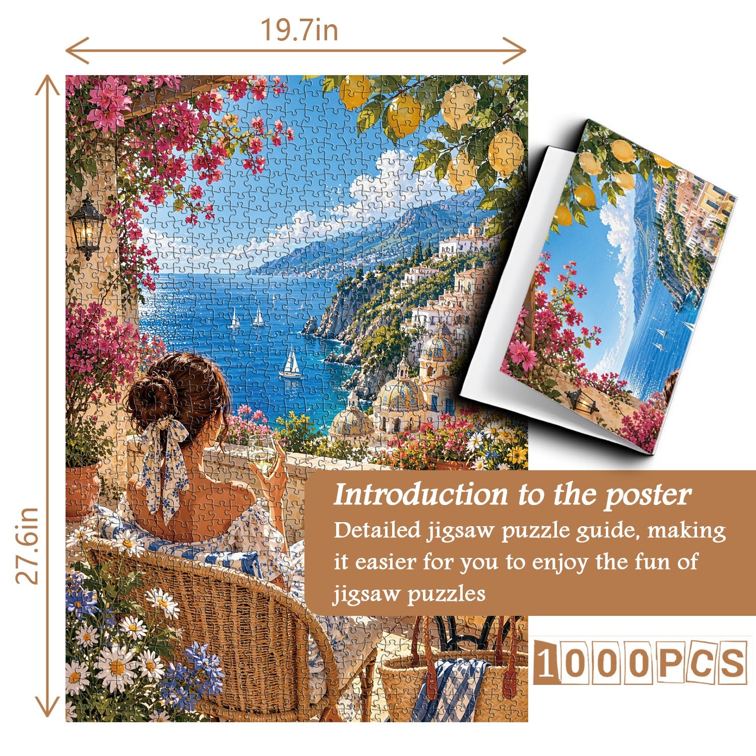 Amalfi Dream Jigsaw Puzzle 1000 Pieces