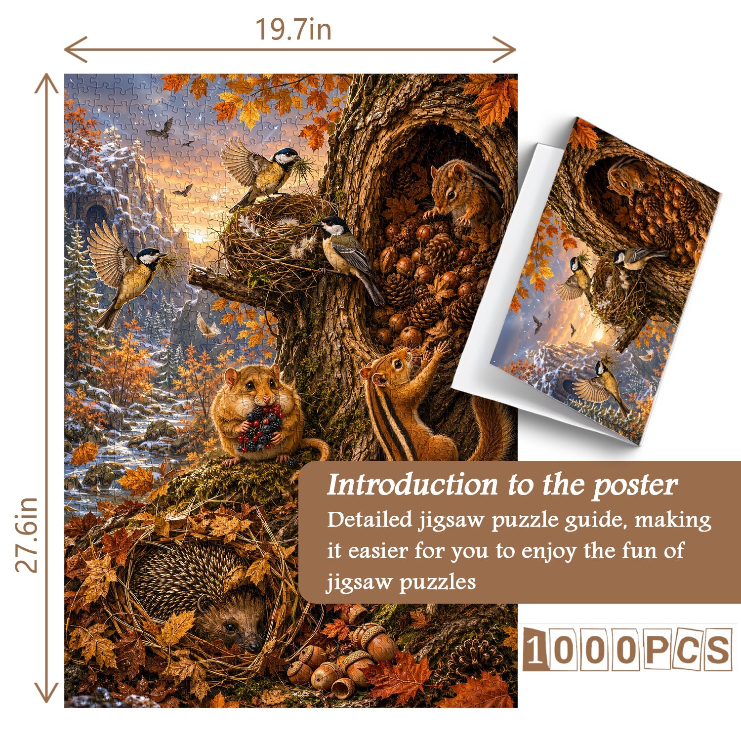 Preparations Before Winter Jigsaw Puzzle 1000 Pieces