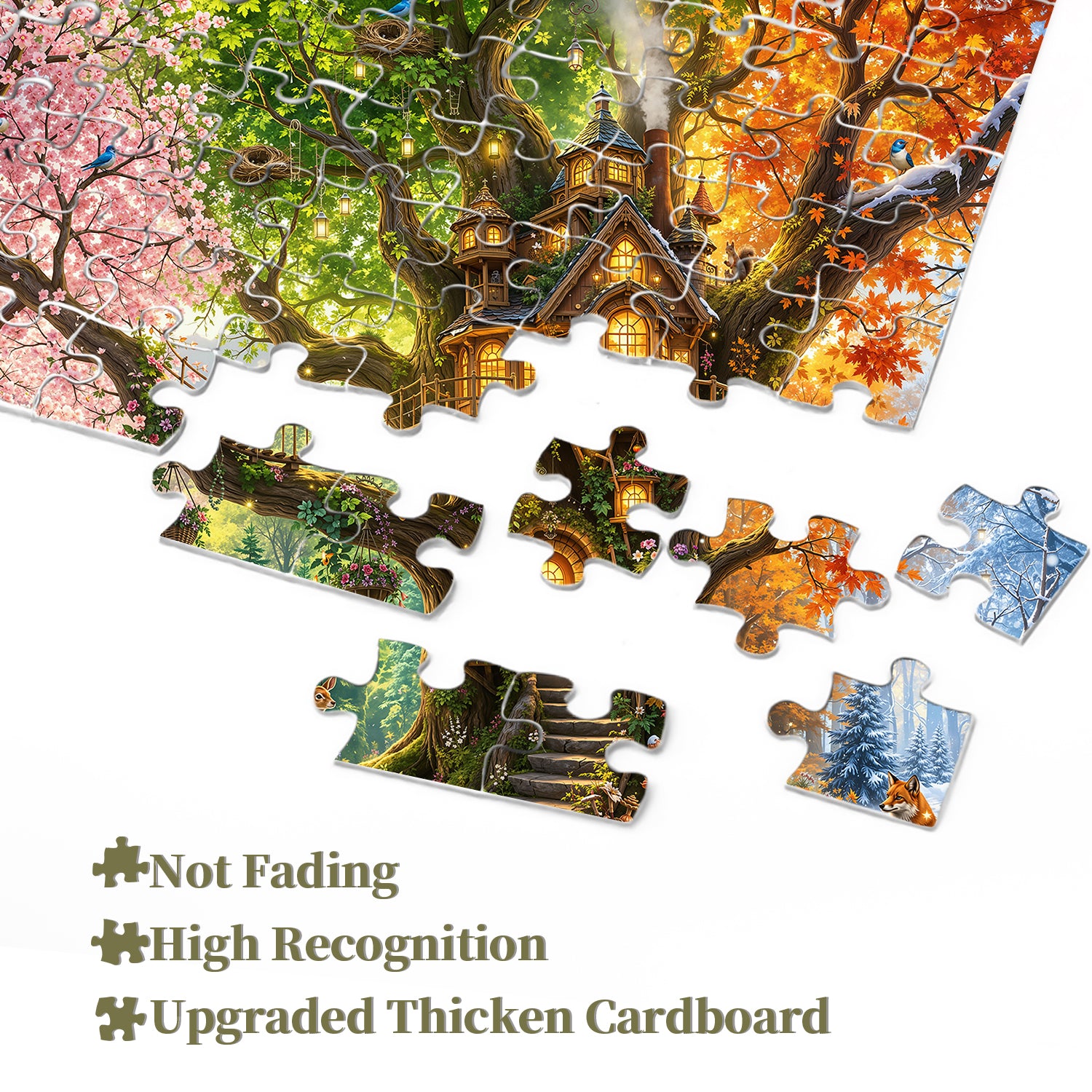 Four Seasons Treehouse Jigsaw Puzzle 1000 Pieces