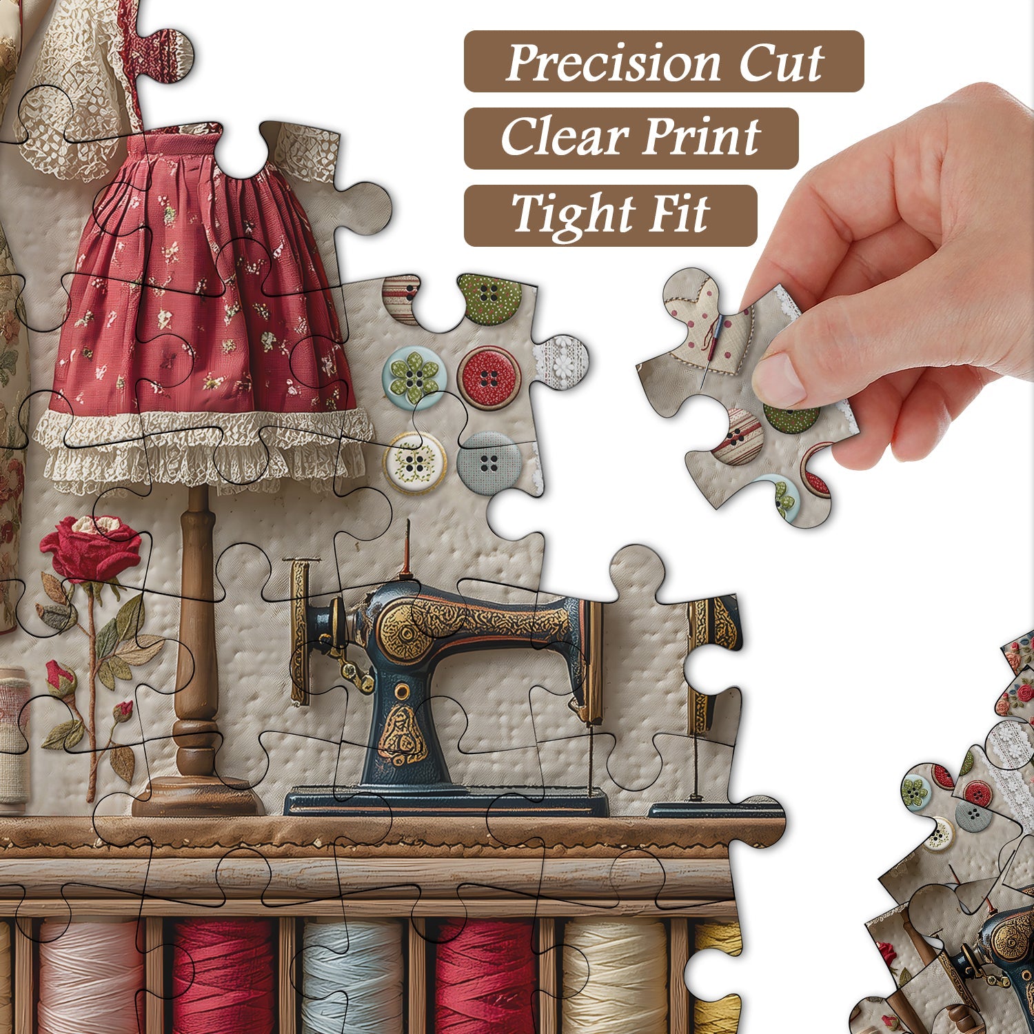 Tailor's Treasures Jigsaw Puzzle 1000 Pieces