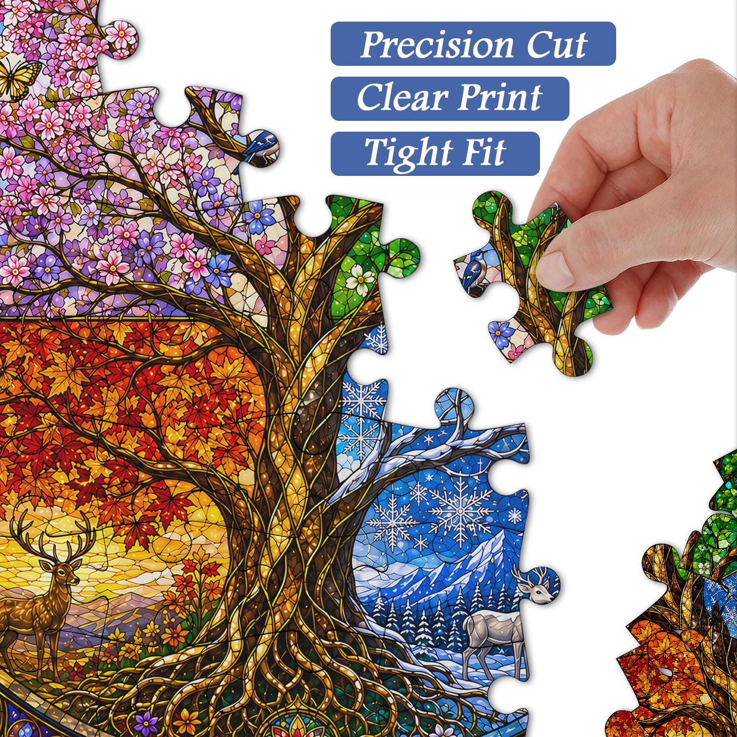 Tree of the Four Seasons Jigsaw Puzzle 1000 Pieces