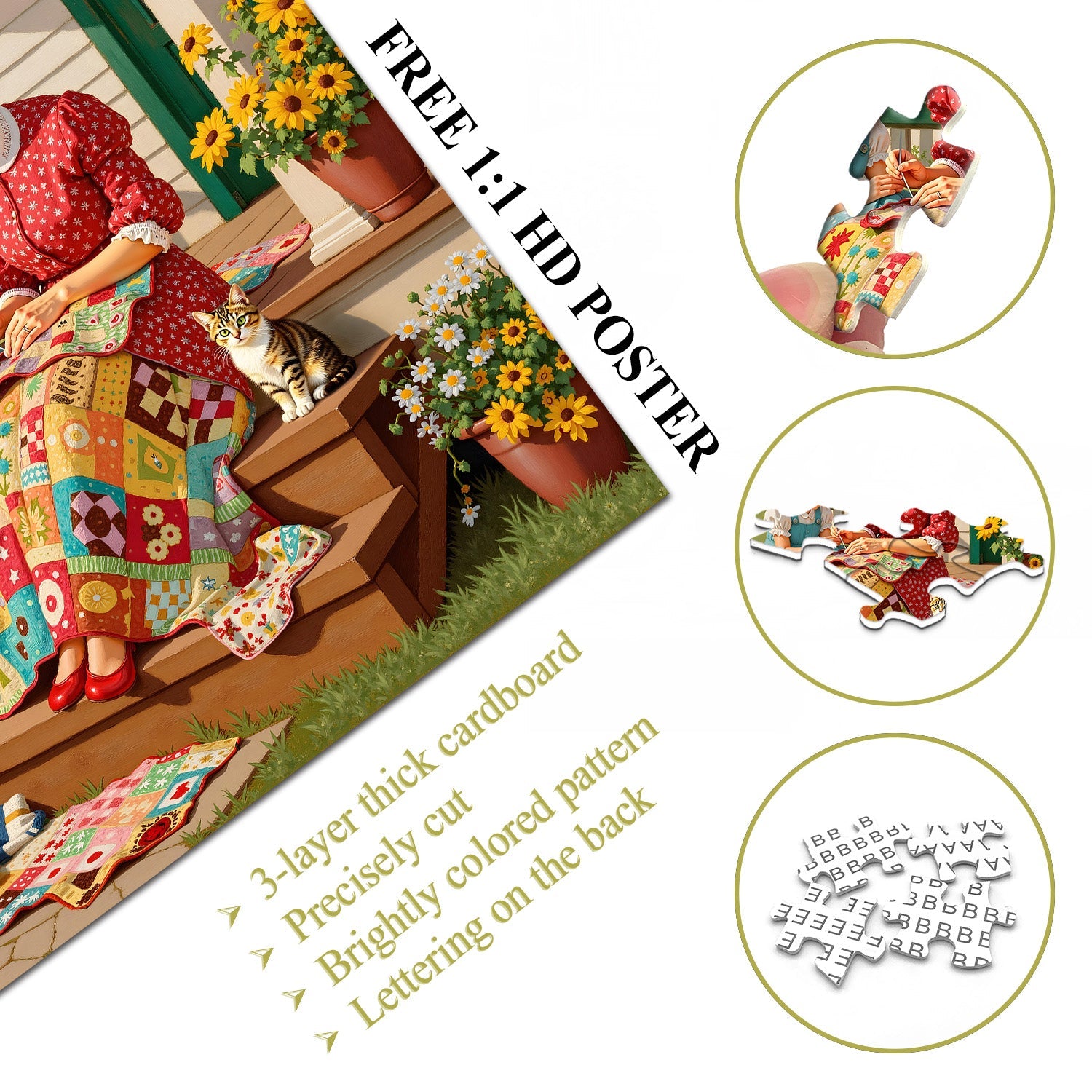 Porch Craft Time Jigsaw Puzzle 1000 Pieces