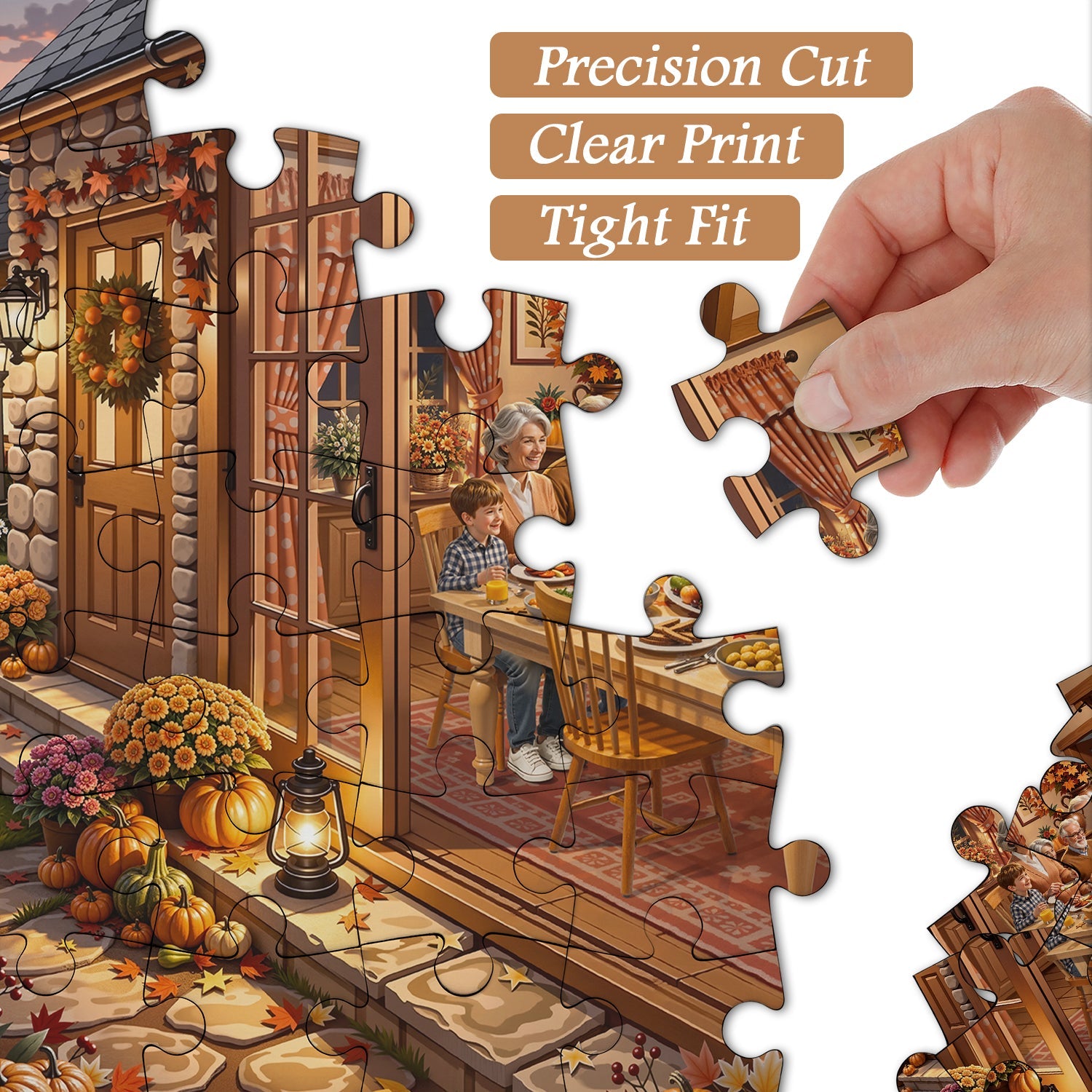 Moonlit Supper Jigsaw Puzzle 1000 Piece