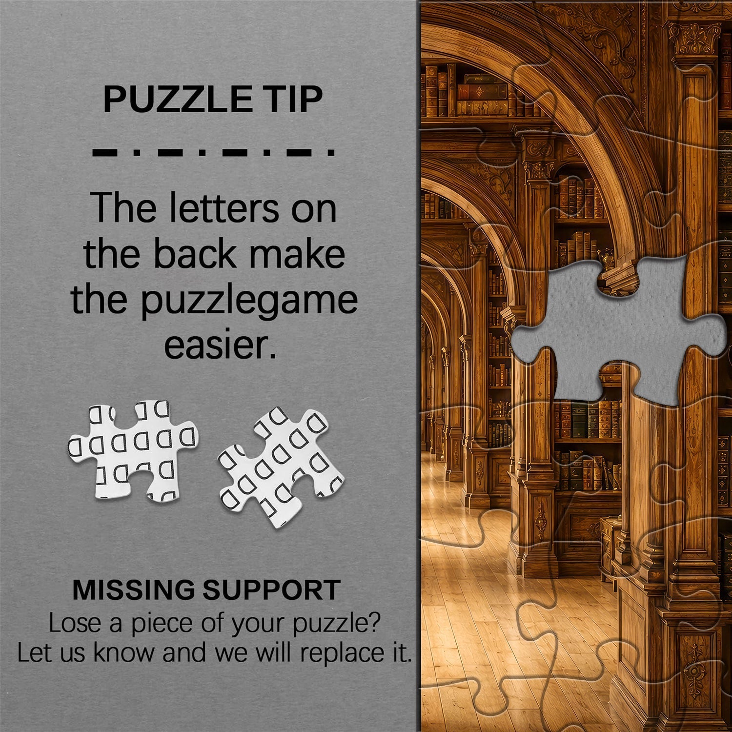Endless Literary Halls Jigsaw Puzzle 1000 Piece