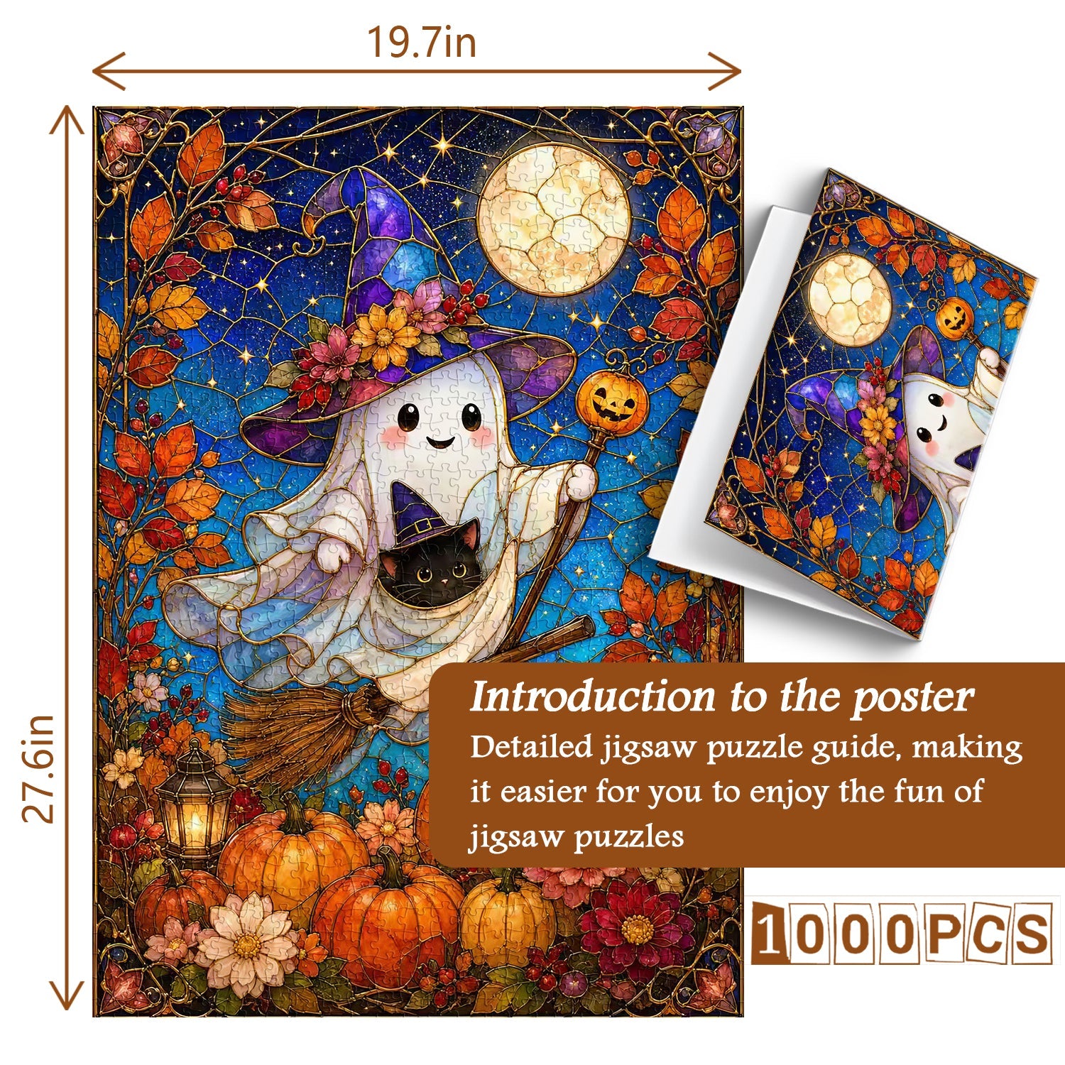 The Ghost's Broom Trip Jigsaw Puzzle 1000 Pieces
