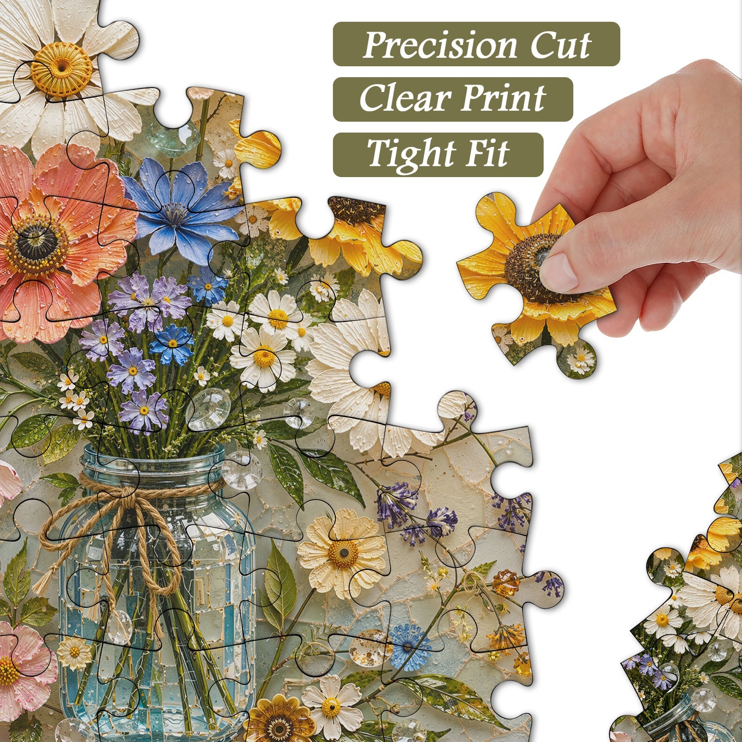 Meadow Jar Jigsaw Puzzle 1000 Piece