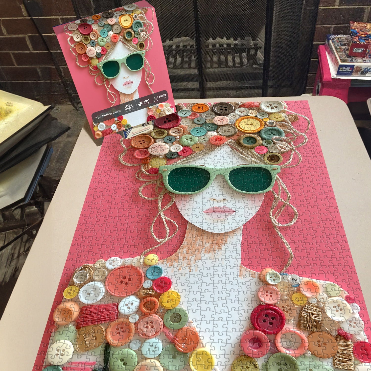 The Button Muse Jigsaw Puzzle 1000 Pieces
