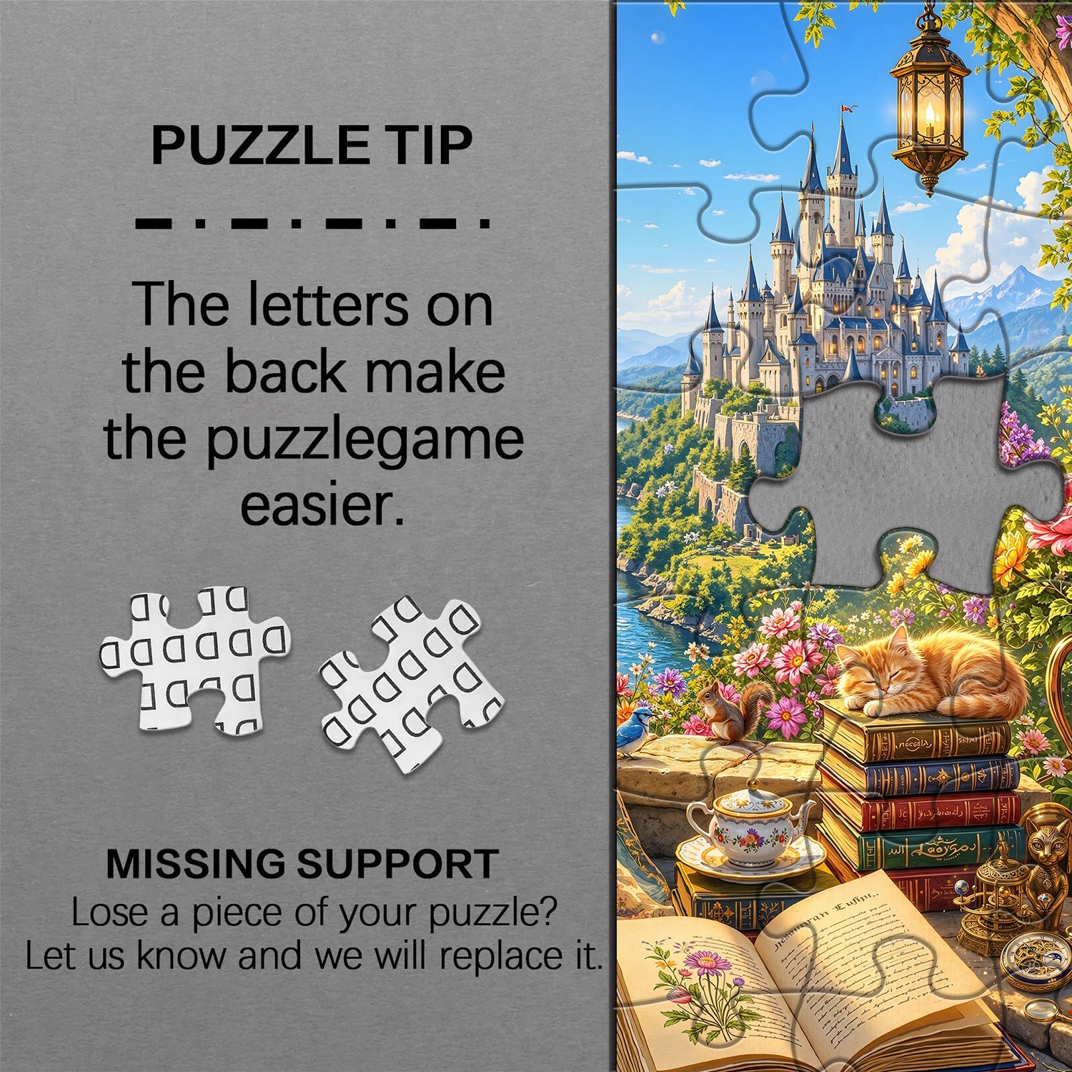 Castle Bloom Dreams Jigsaw Puzzle 1000 Pieces