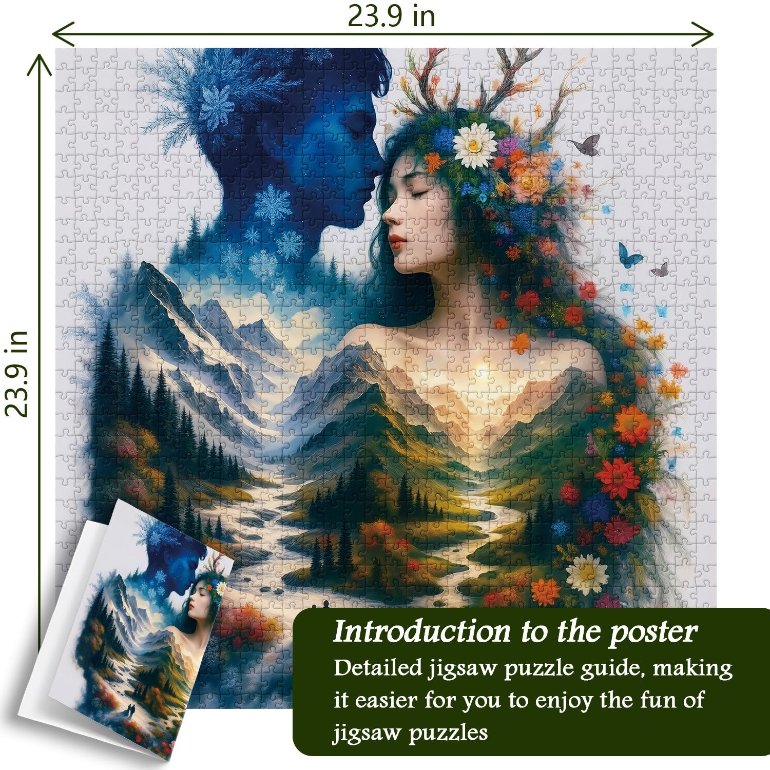 Bloom And Frost Jigsaw Puzzle 1000 Pieces