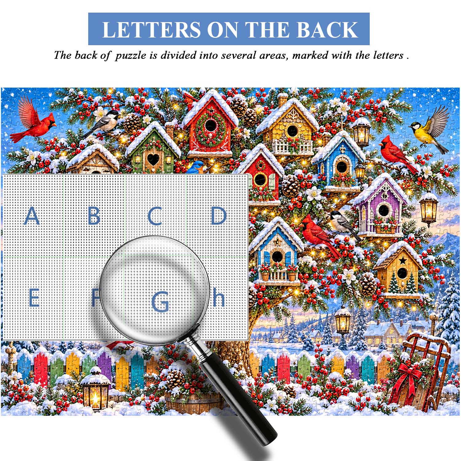 Winter Wings Wonderland Jigsaw Puzzle 1000 Piece