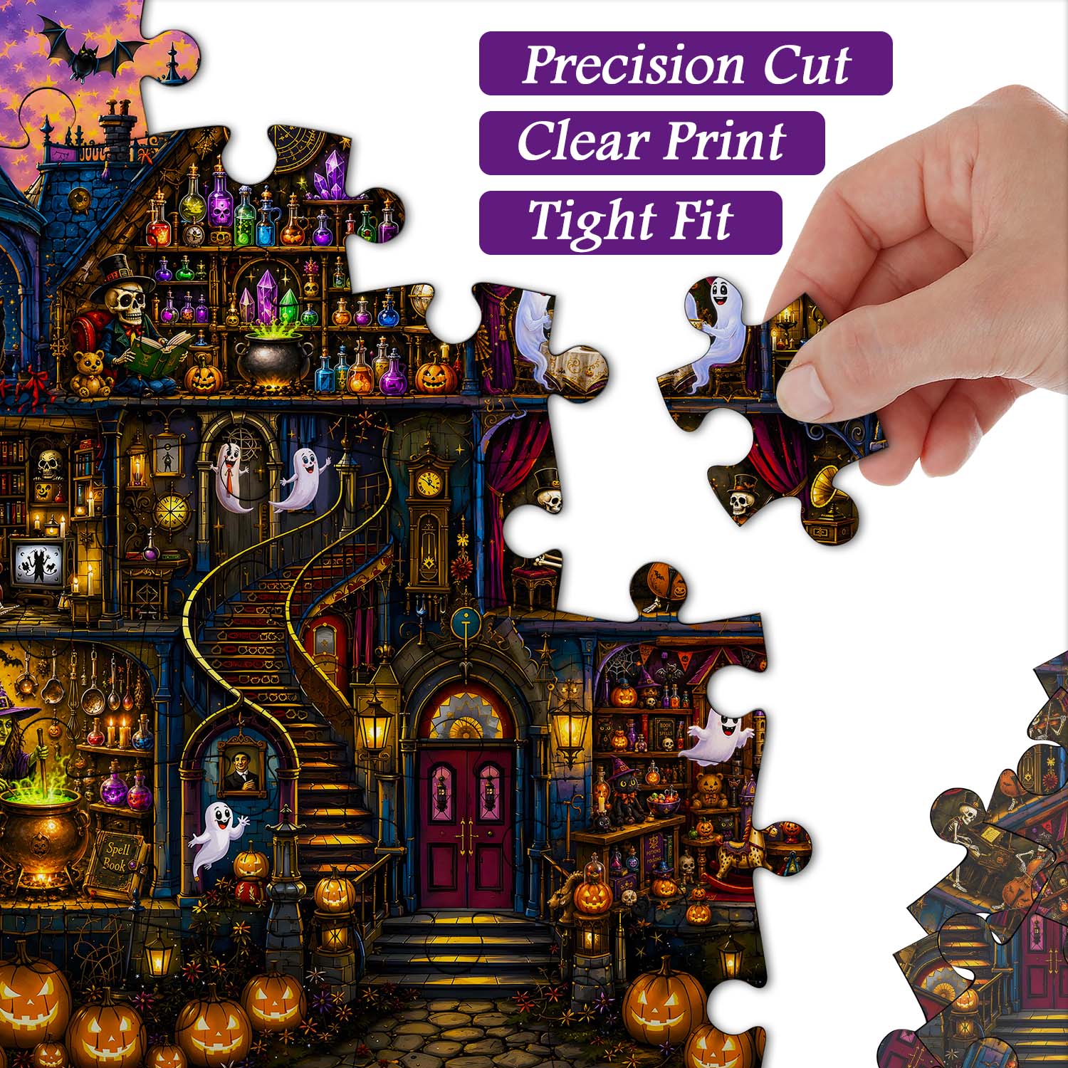 Halloween Carnival Mansion Jigsaw Puzzle 1000 Pieces