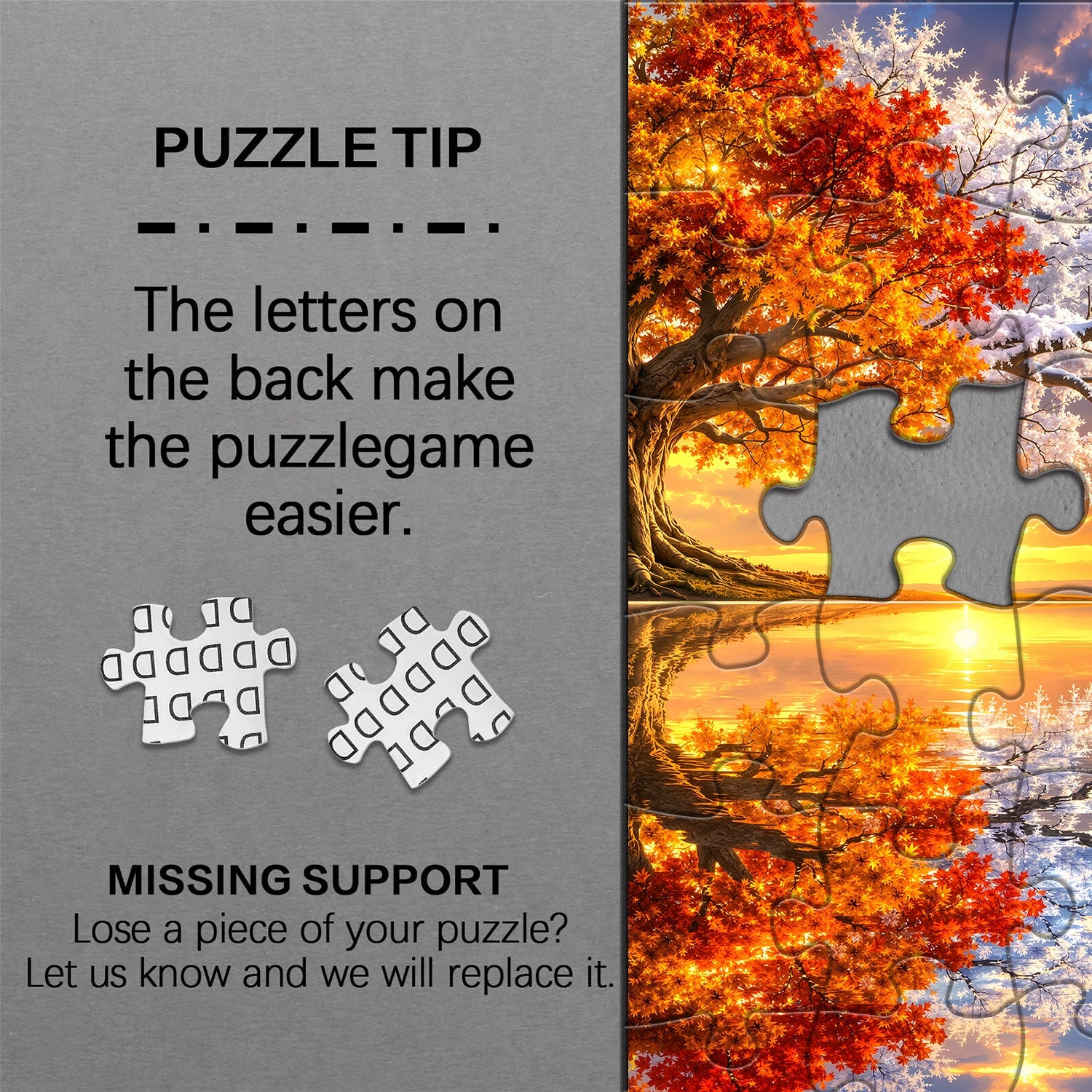 Twin Season Tree Jigsaw Puzzle 1000 Piece