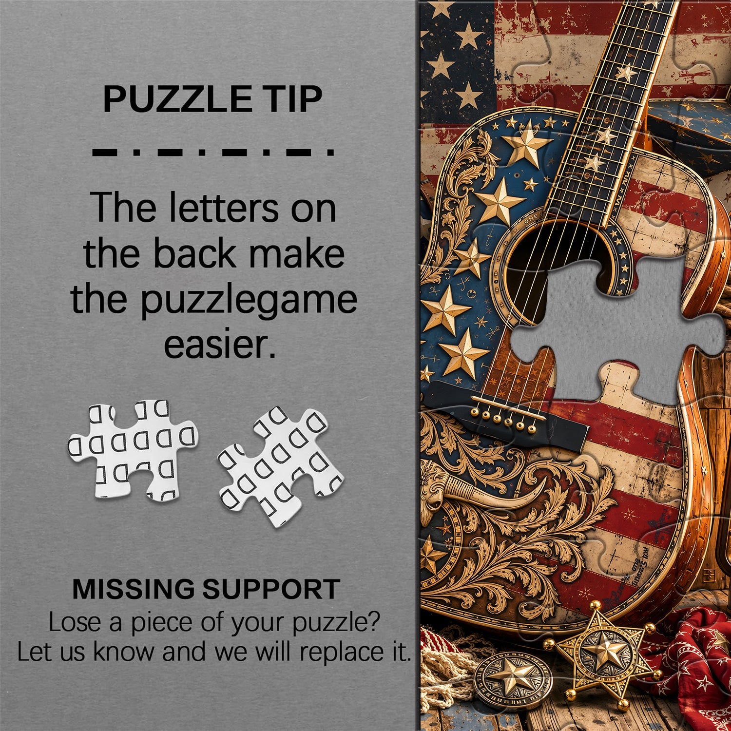 Western Freedom Melody Jigsaw Puzzle 1000 Pieces