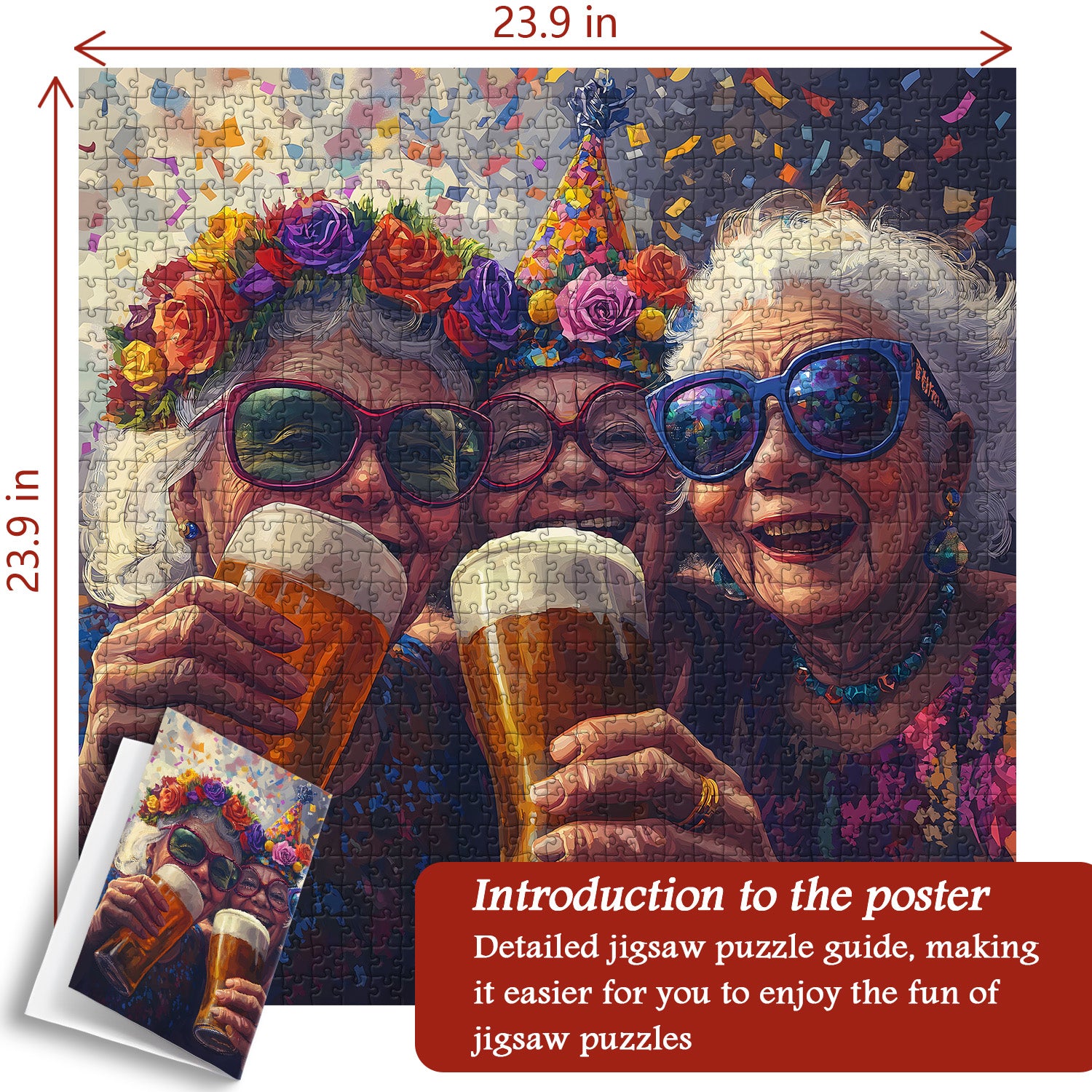 Cheers to Life Jigsaw Puzzle 1000 Pieces