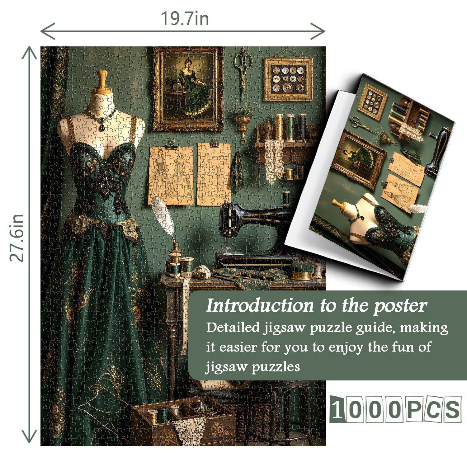 Emerald Atelier Jigsaw Puzzle 1000 Piece