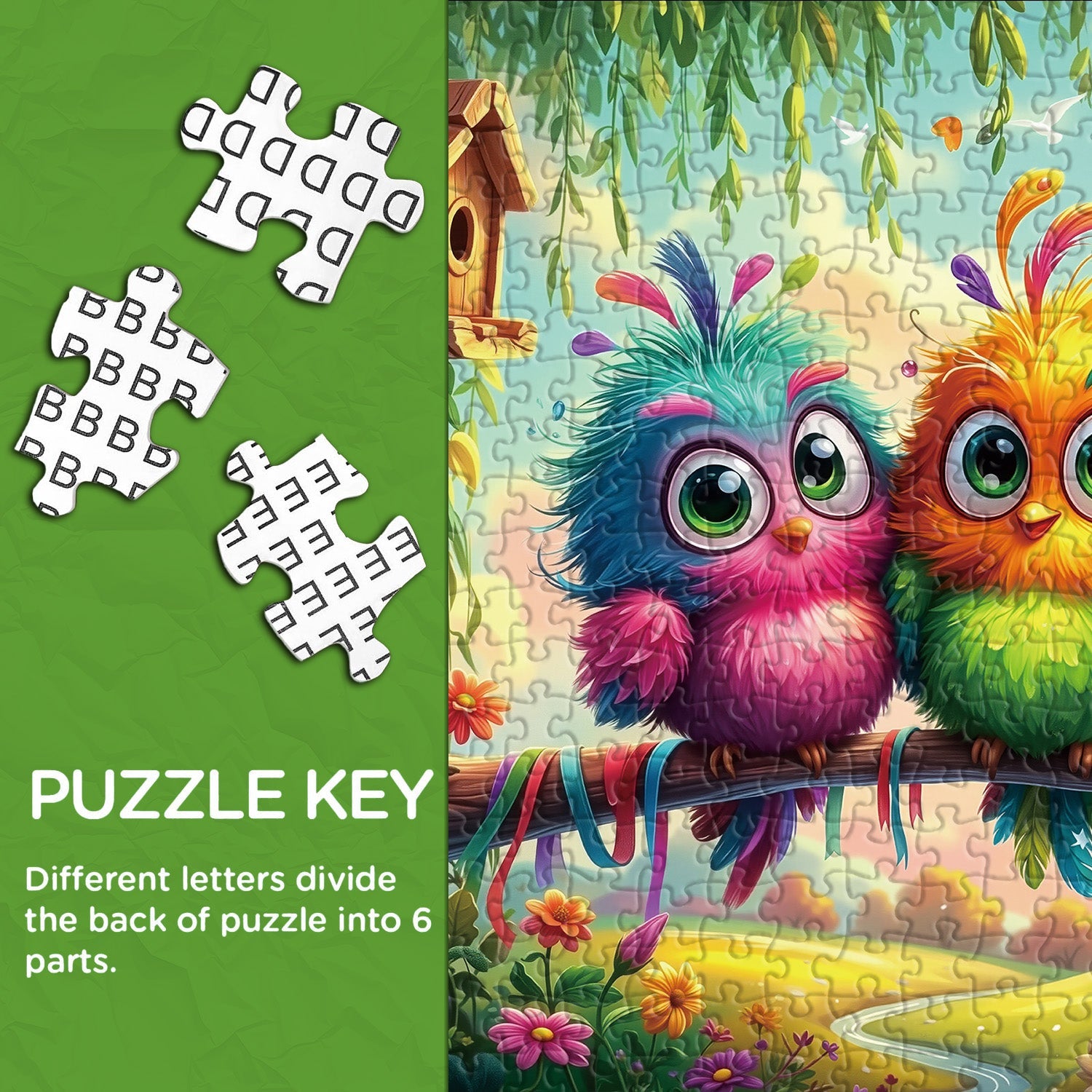 Branch Birds Jigsaw Puzzle 1000 Pieces