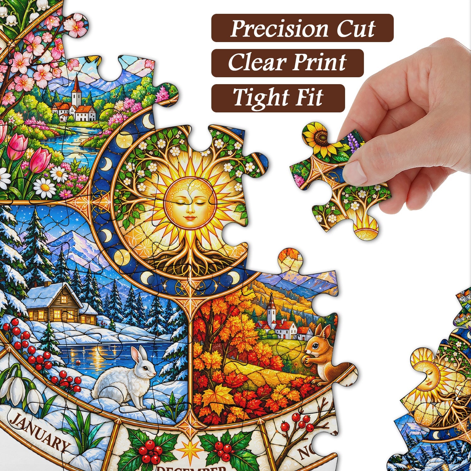 The Wheel of Life Jigsaw Puzzle 1000 Pieces