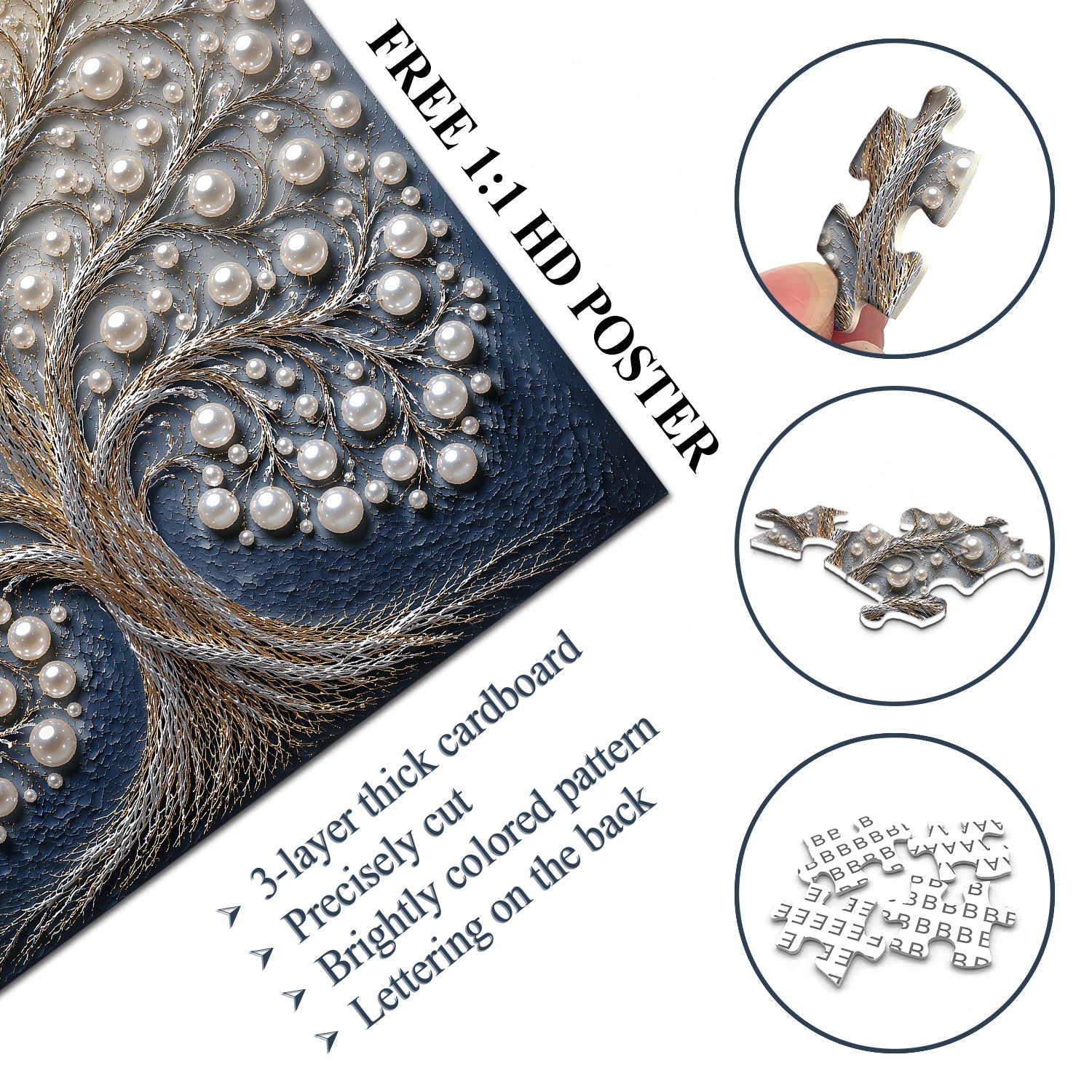 Tree of Pearls Jigsaw Puzzle 1000 Pieces