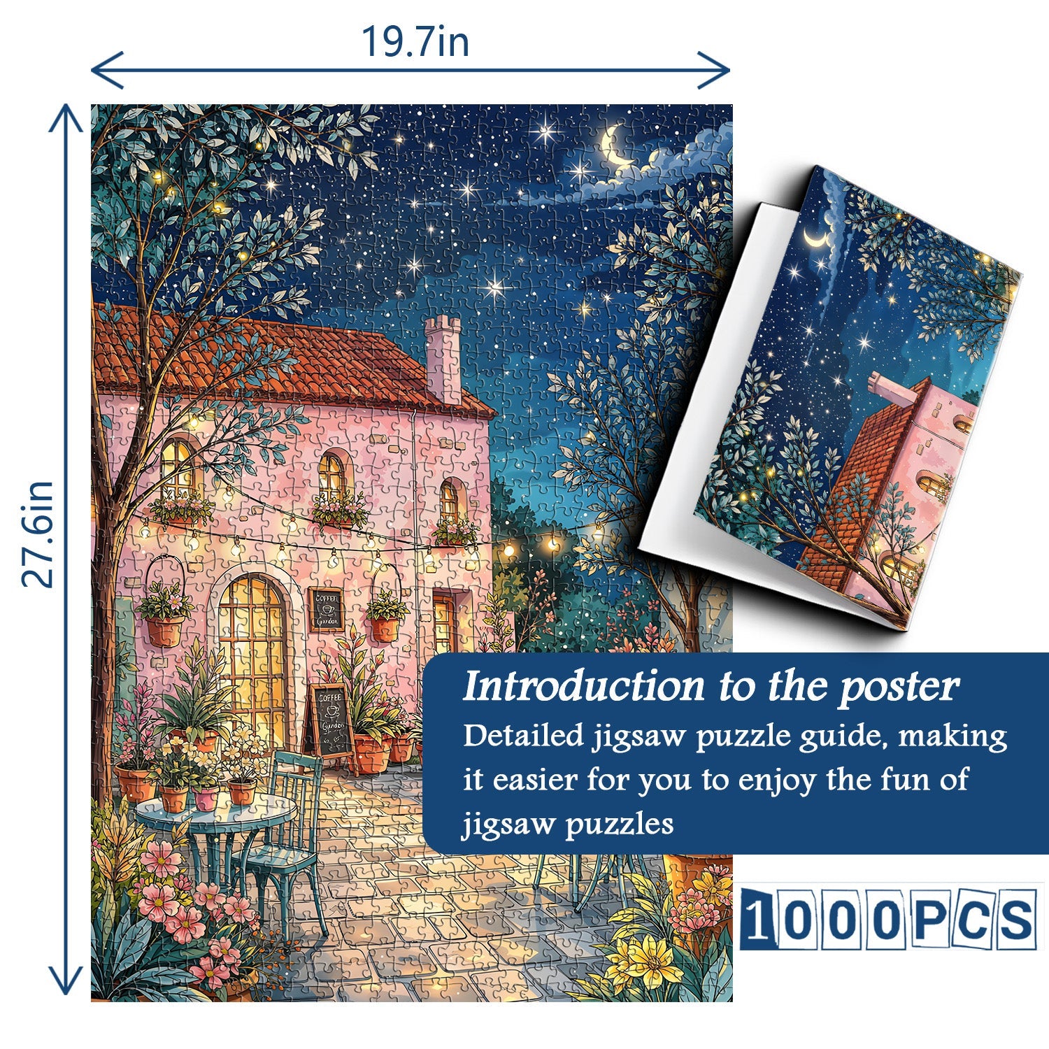 Starry Cafe Jigsaw Puzzle 1000 Piece