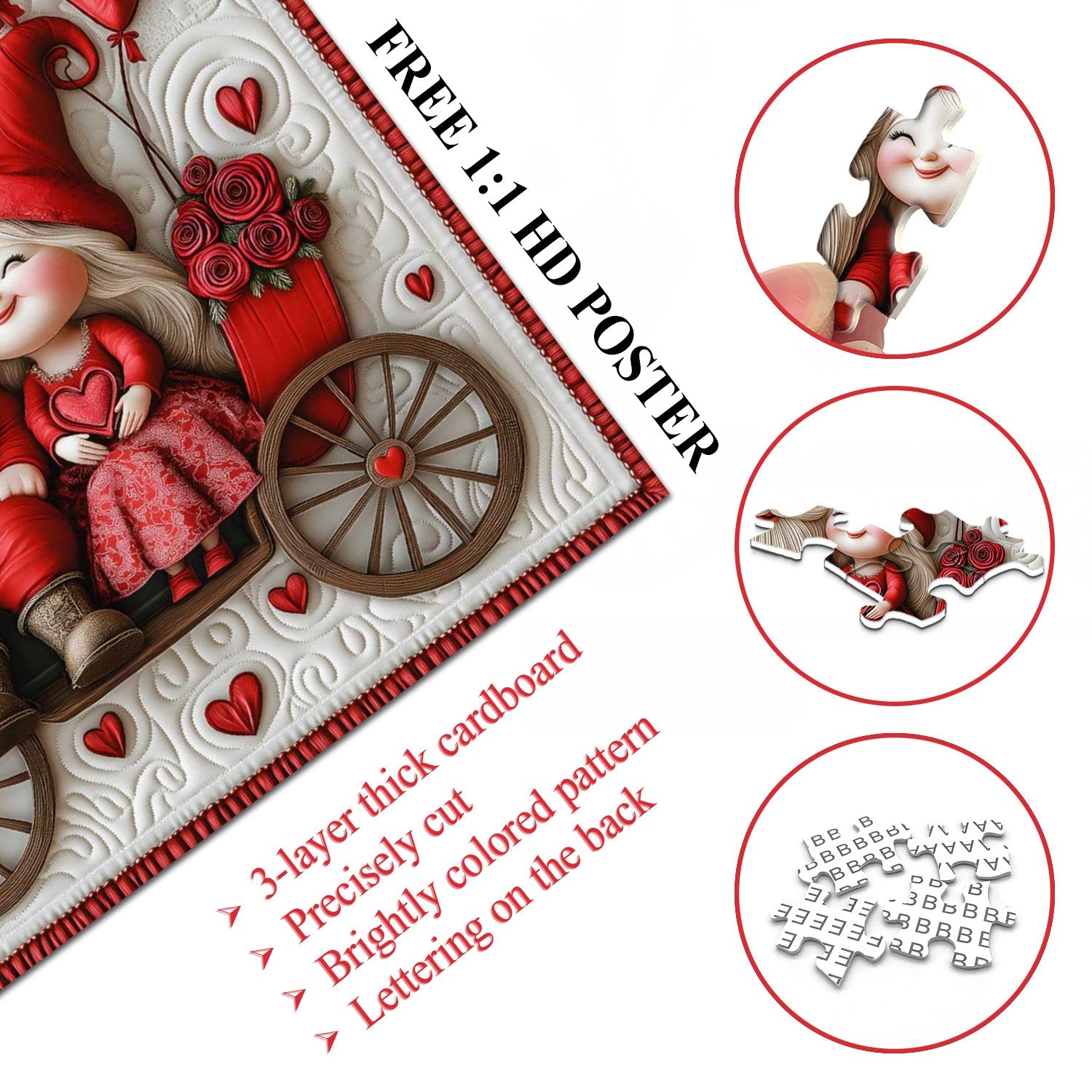 Gnome Love Jigsaw Puzzle 1000 Pieces