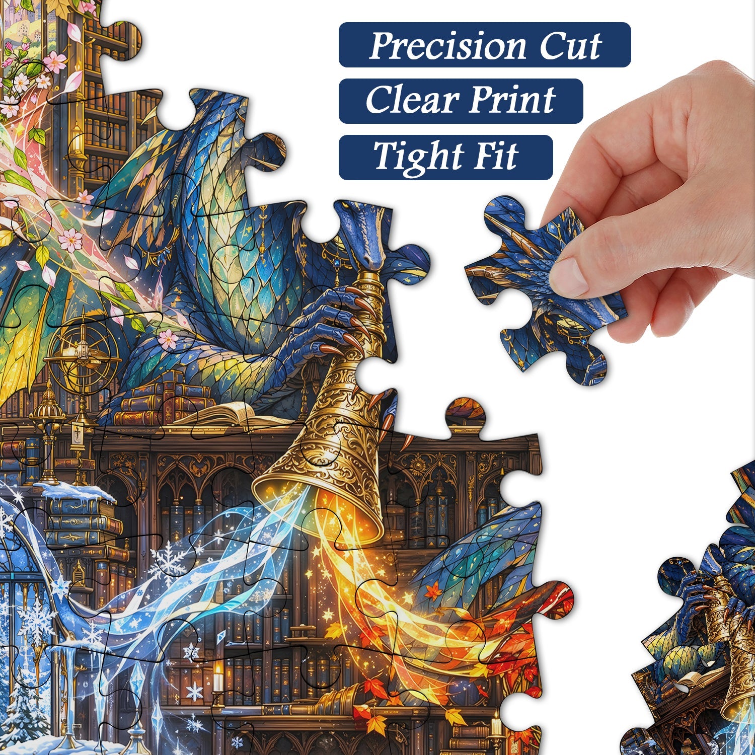 Dragon’s Season Horn Jigsaw Puzzle 1000 Piece