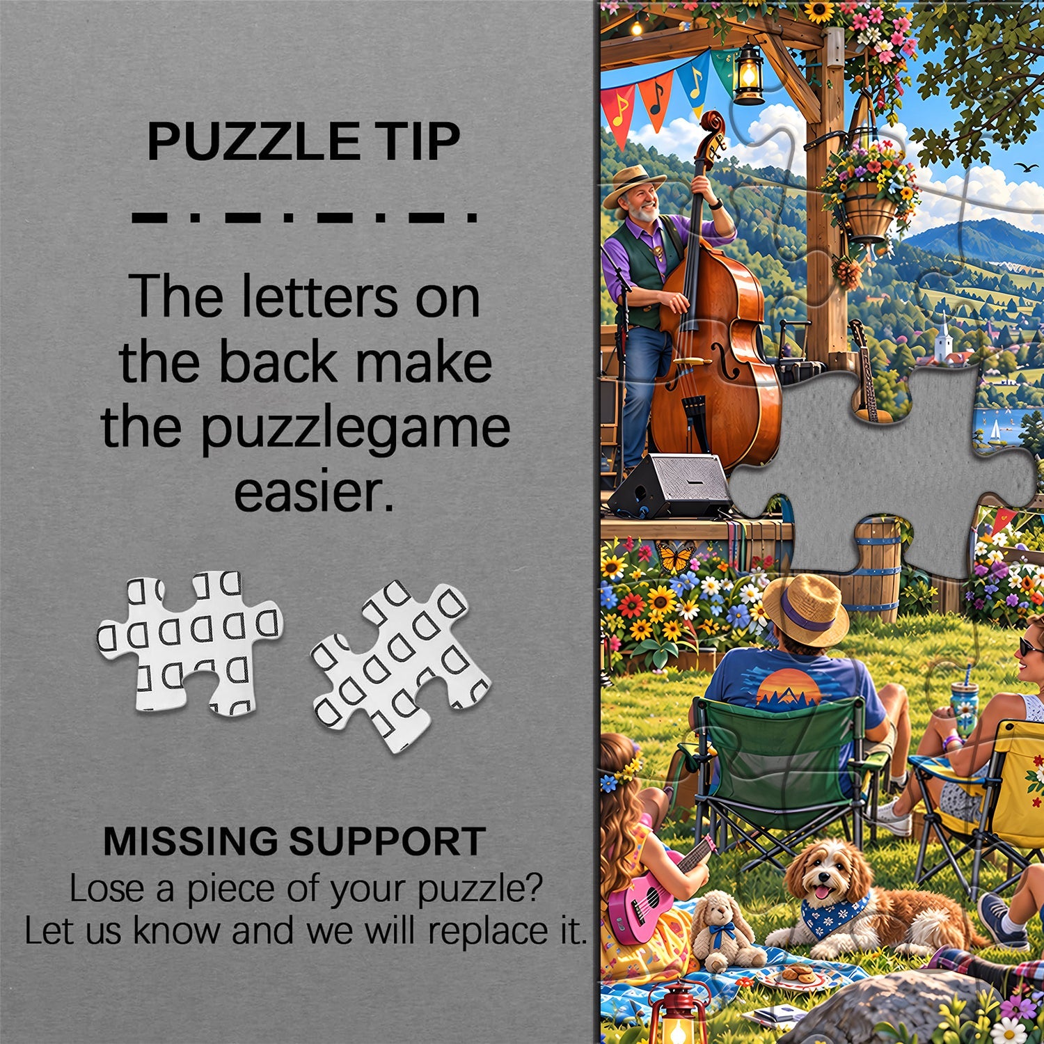 Mountain Folk Fest Jigsaw Puzzle 1000 Piece