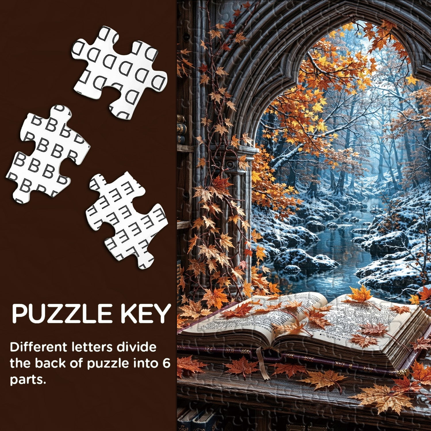Puzzle 1000 pièces Pages enchantées