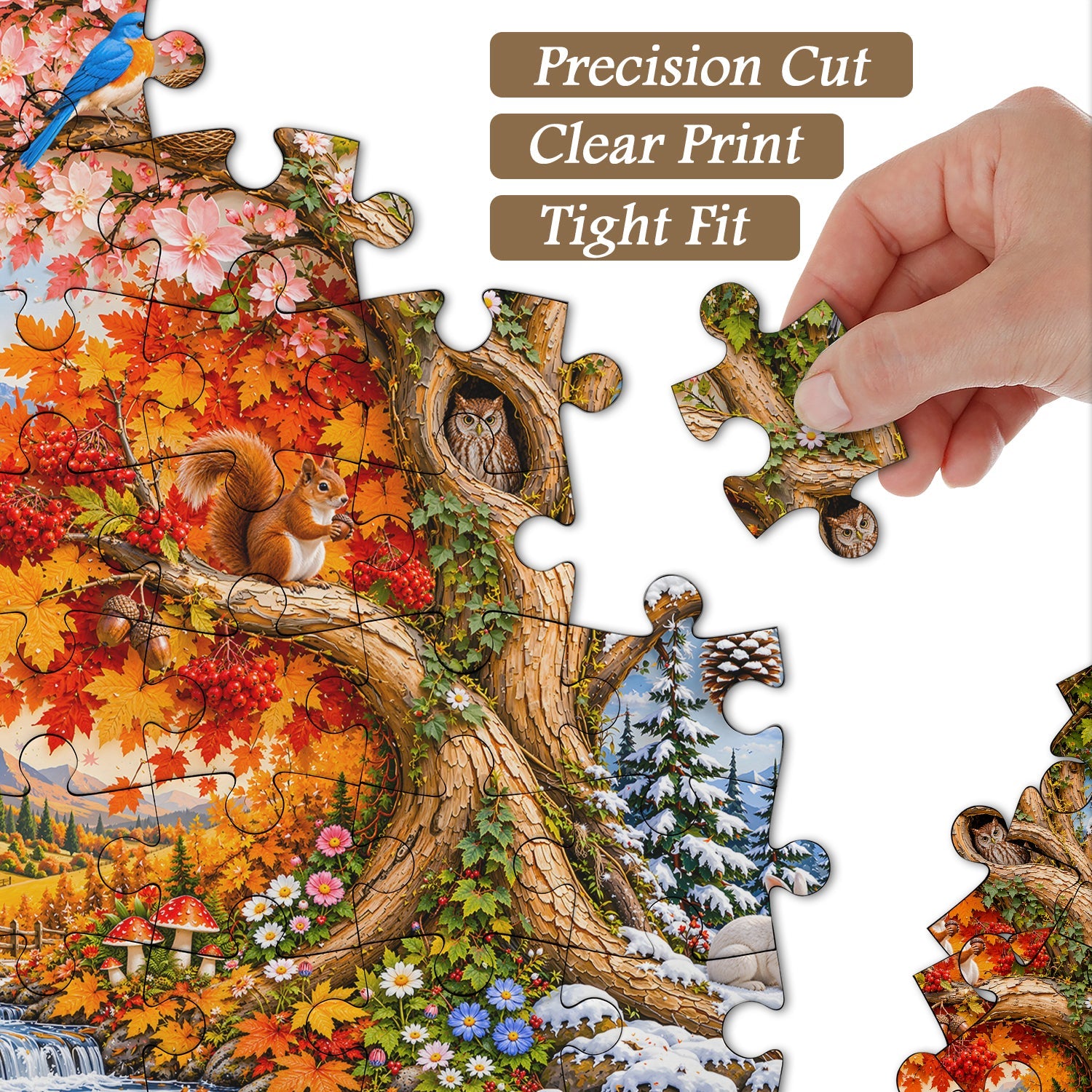 Tree of Seasons Jigsaw Puzzle 1000 Pieces