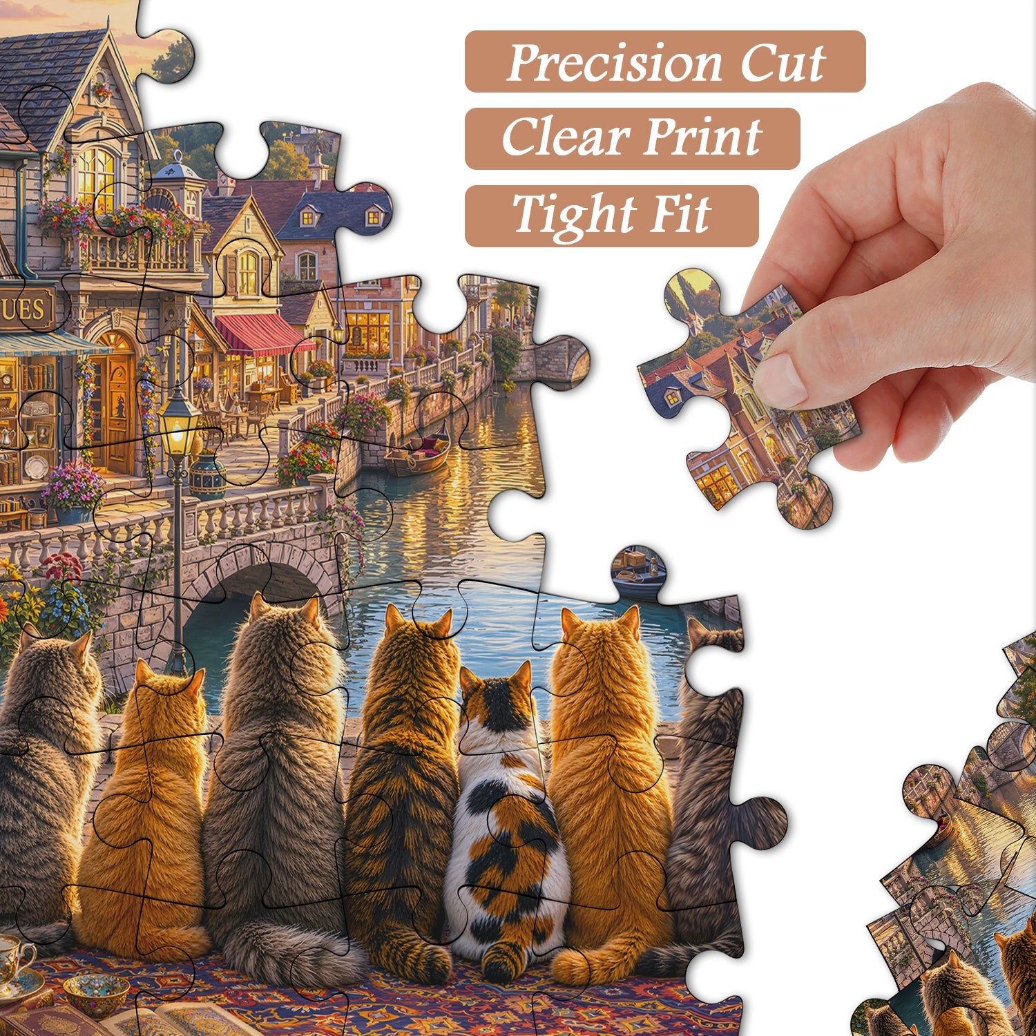 Riverside Whiskers Jigsaw Puzzle 1000 Piece