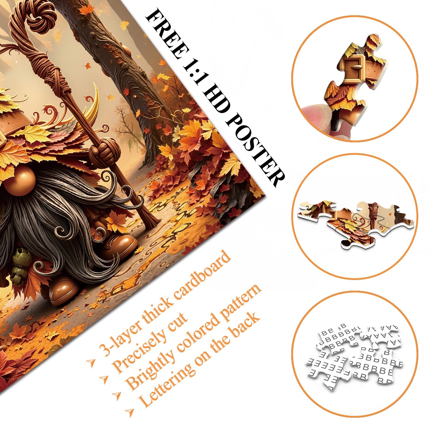 Autumn Dwarf Jigsaw Puzzle 1000 Pieces