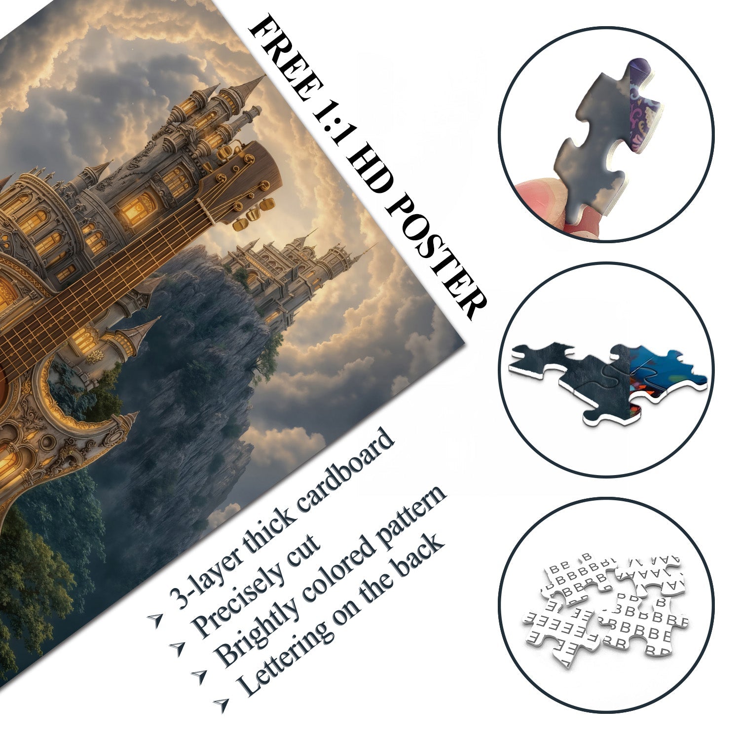 Guitar Manor Jigsaw Puzzle 1000 Pieces