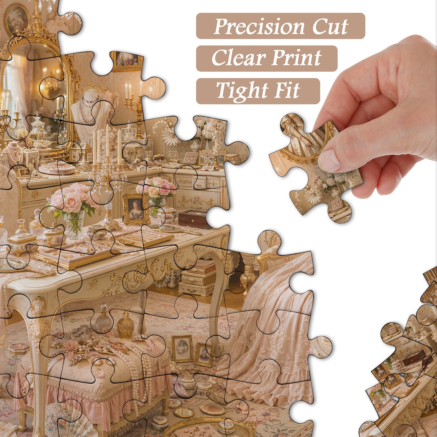 Gilded Lady’s Chamber Jigsaw Puzzle 1000 Piece