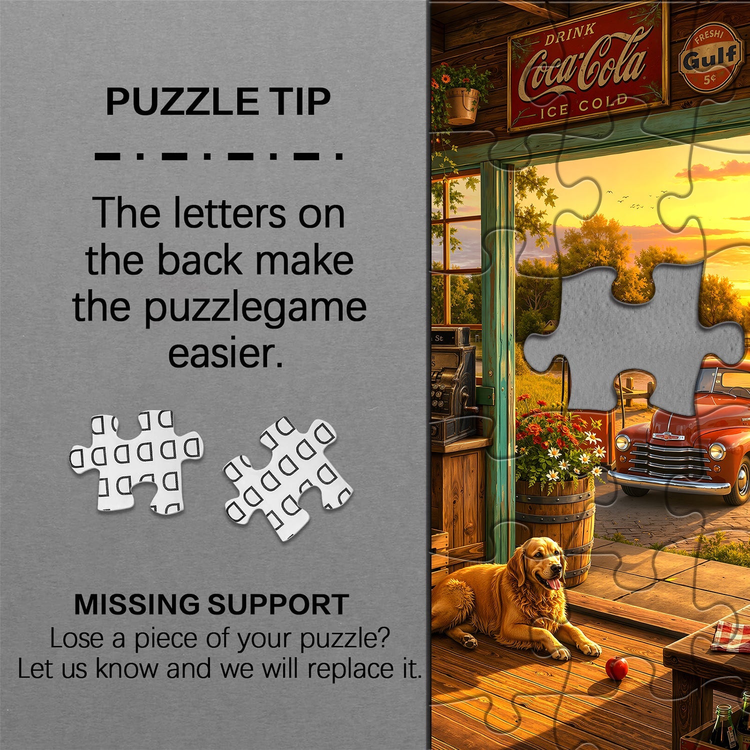 Sunset General Store Jigsaw Puzzle 1000 Piece
