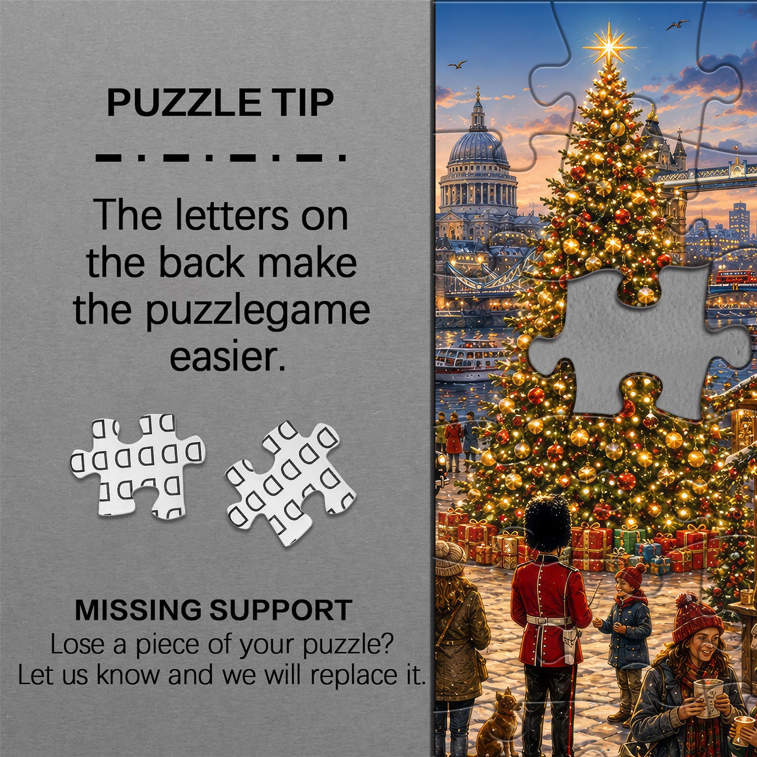 Christmas in London Jigsaw Puzzle 1000 Pieces