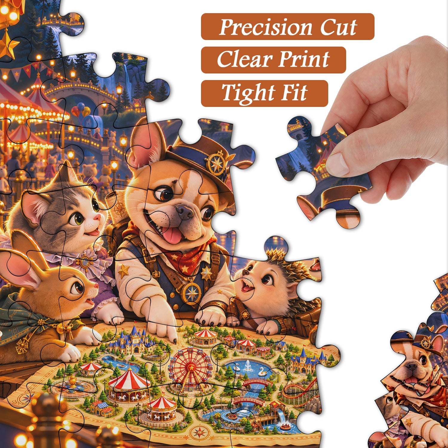 Animal Carnival Jigsaw Puzzle 1000 Pieces