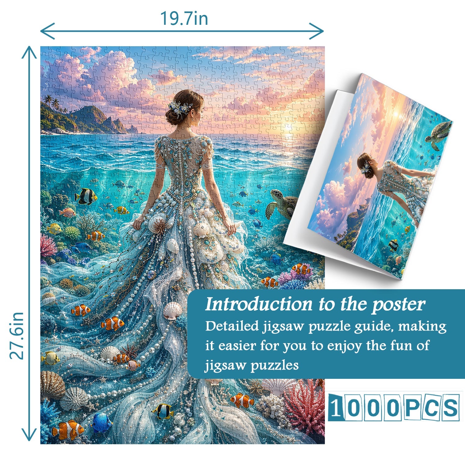 Tidal Skirt Jigsaw Puzzle 1000 Pieces