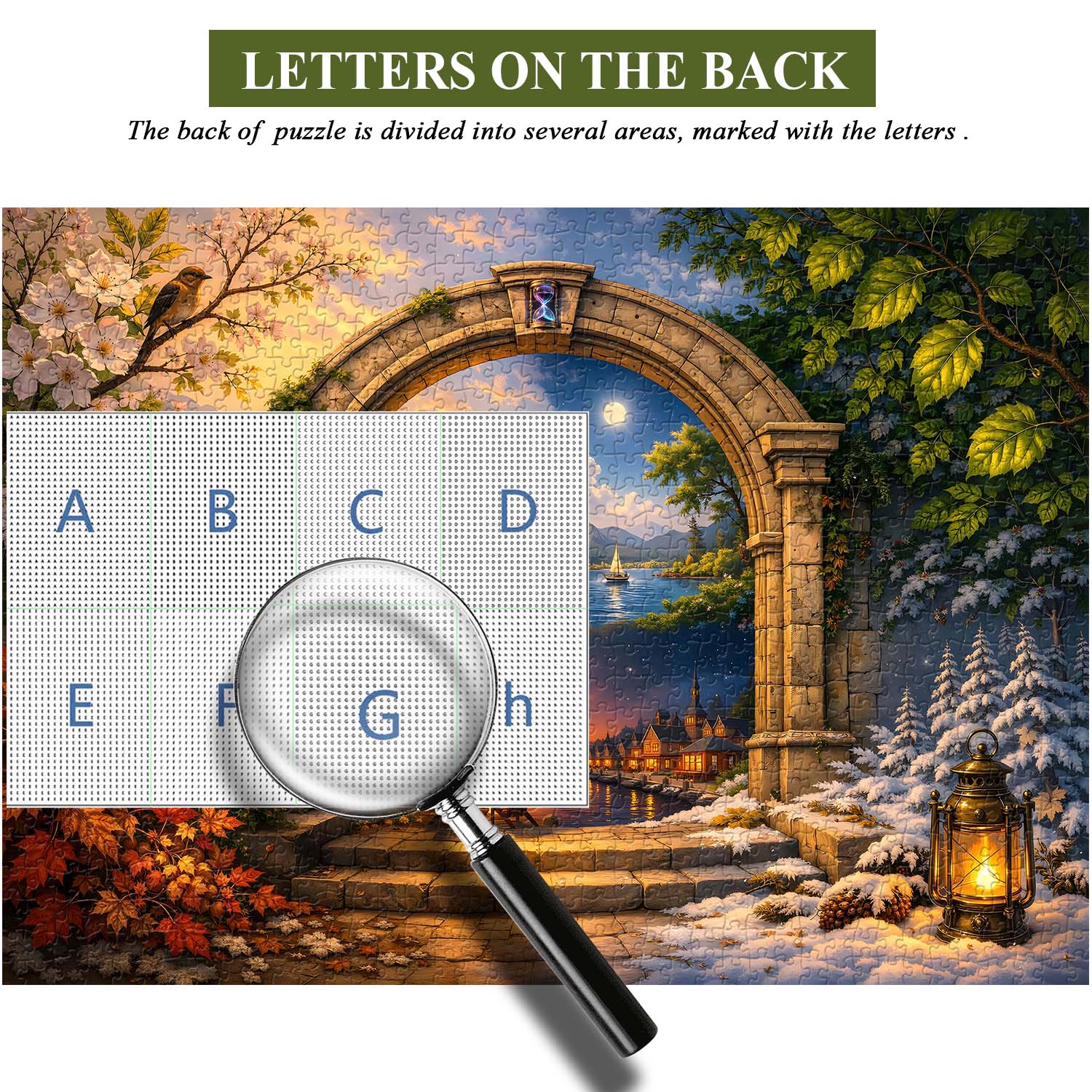 Hourglass Time Gate Jigsaw Puzzle 1000 Piece